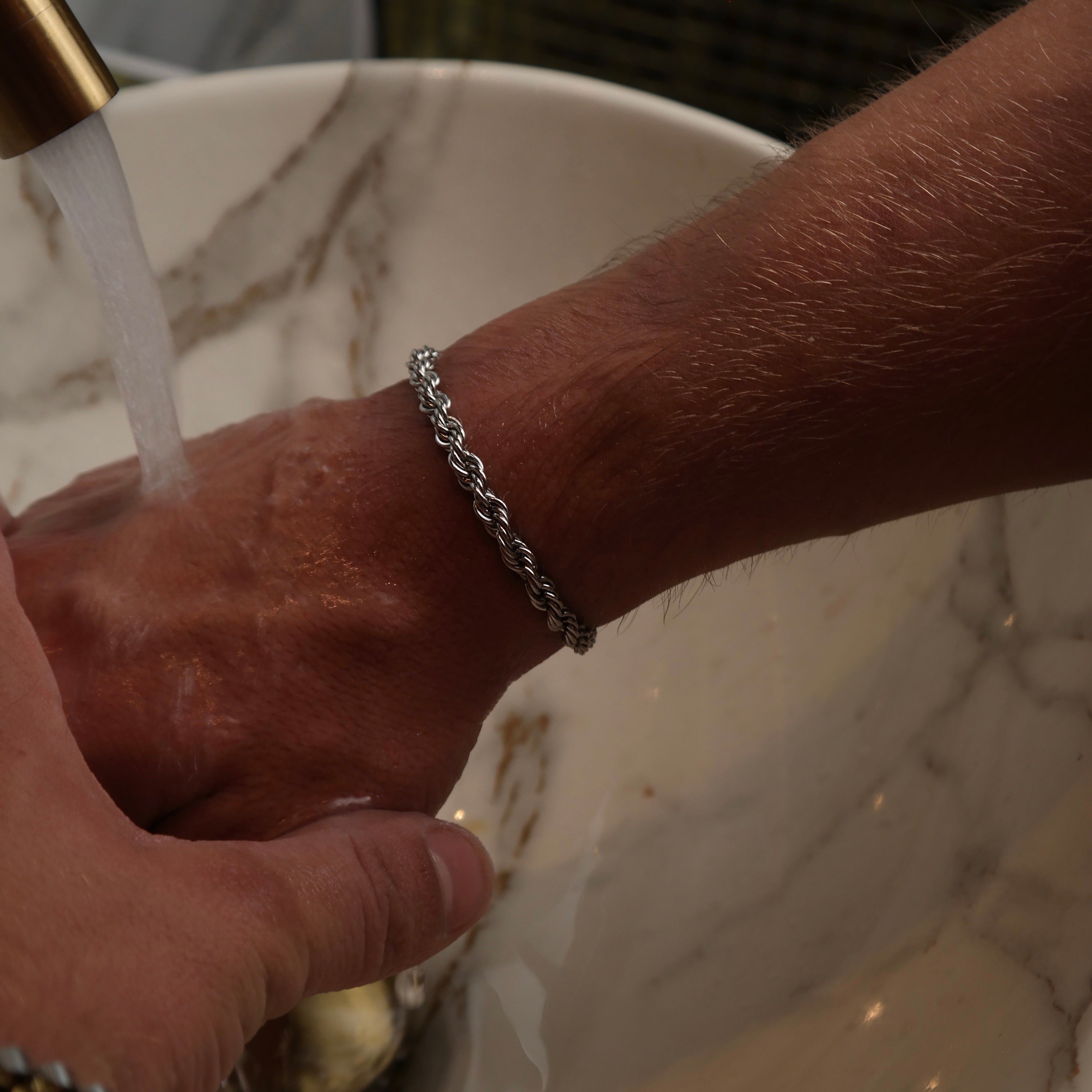 Rope Bracelet 5MM (Silver)