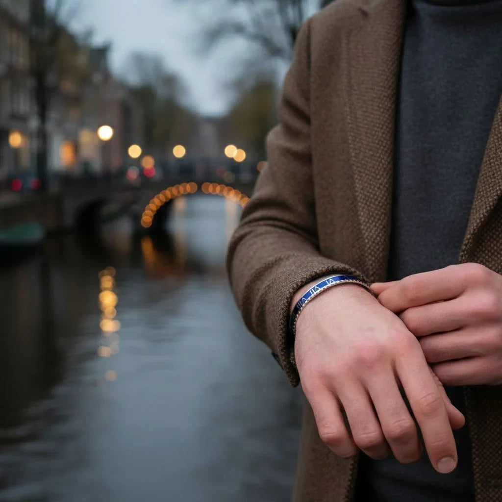 Rome Bracelet blue (Silver)