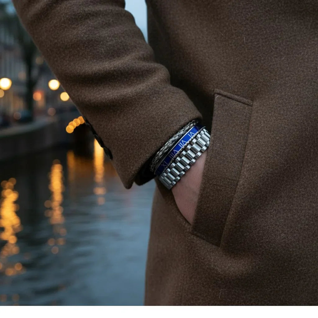 Rolex set blue (silver)