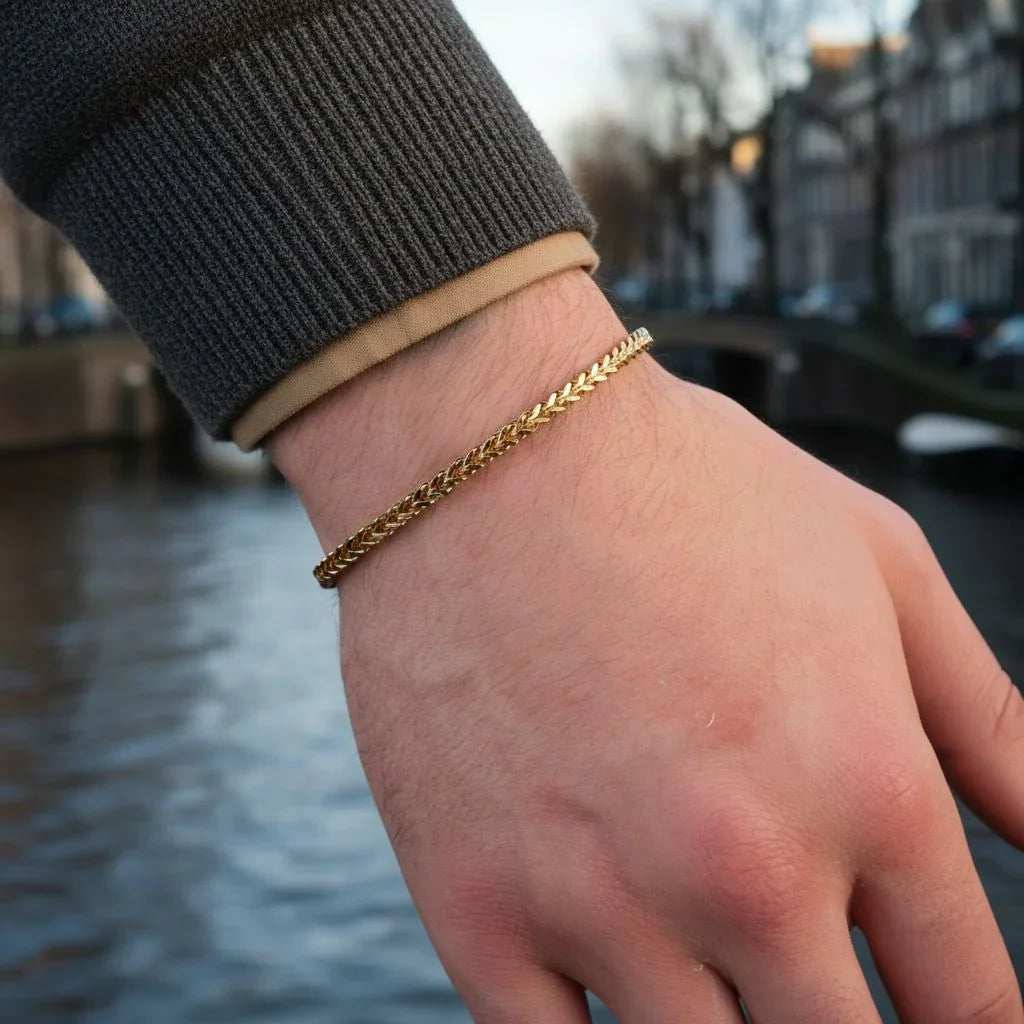 Franco Bracelet 3MM (gold)
