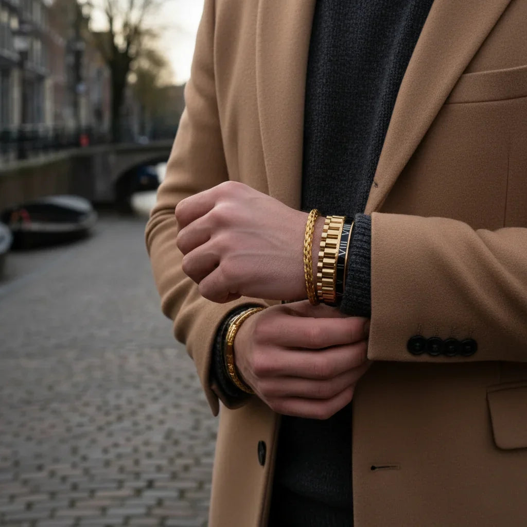 Rolex set black (gold)