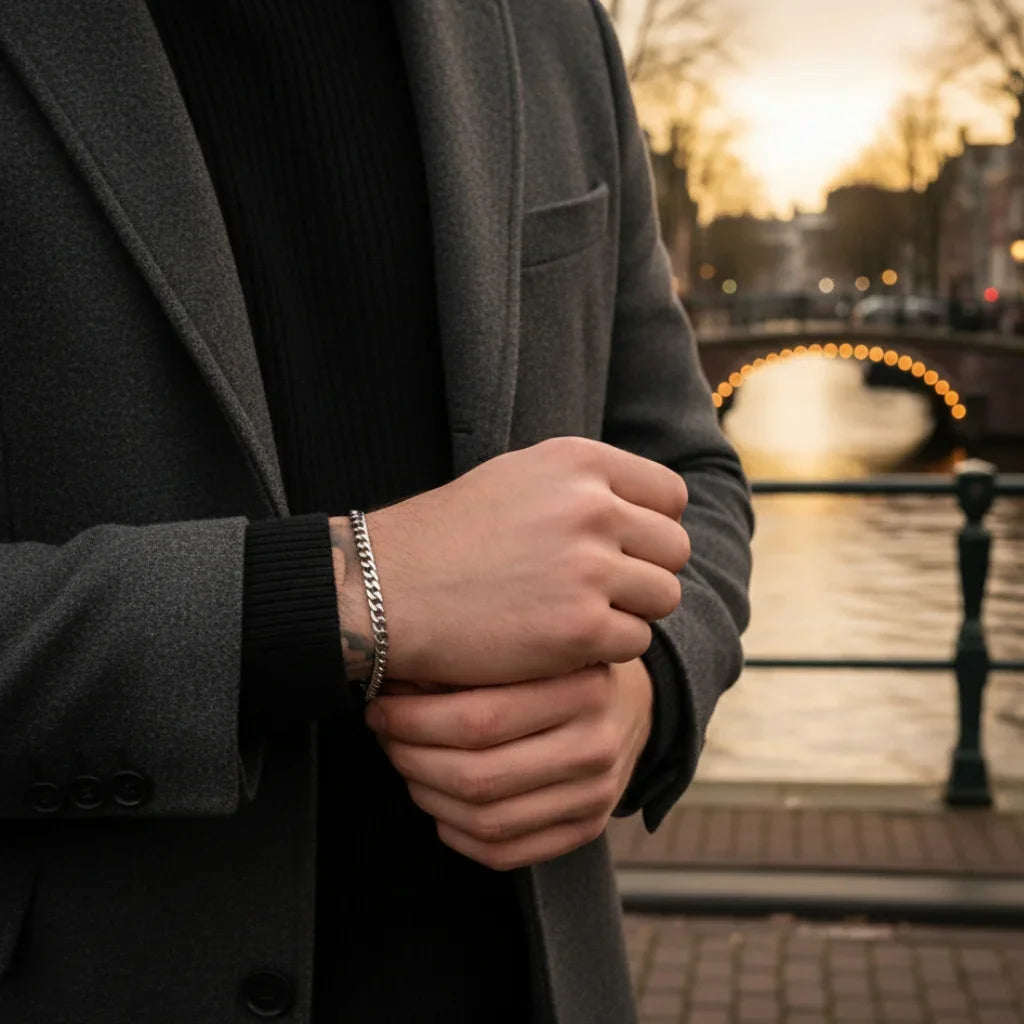 cuban Bracelet 5MM (silver)