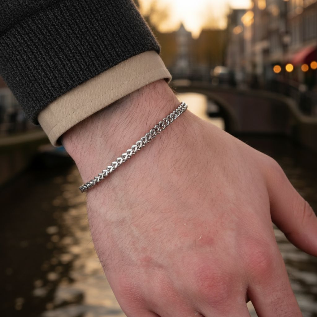 Franco Bracelet 3MM (Silver)