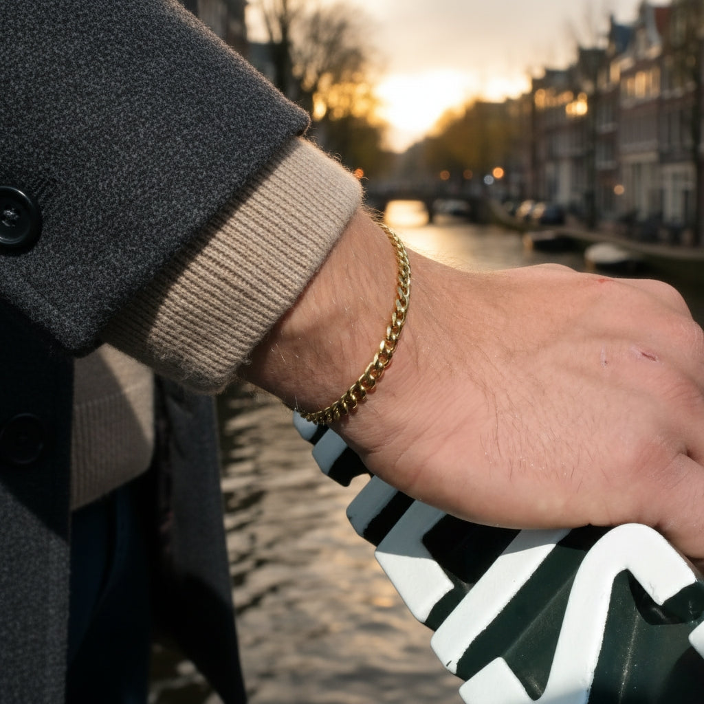 cuban Bracelet 5MM (gold)