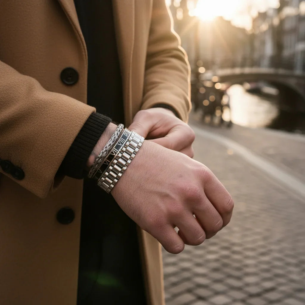 Rolex set black (silver)