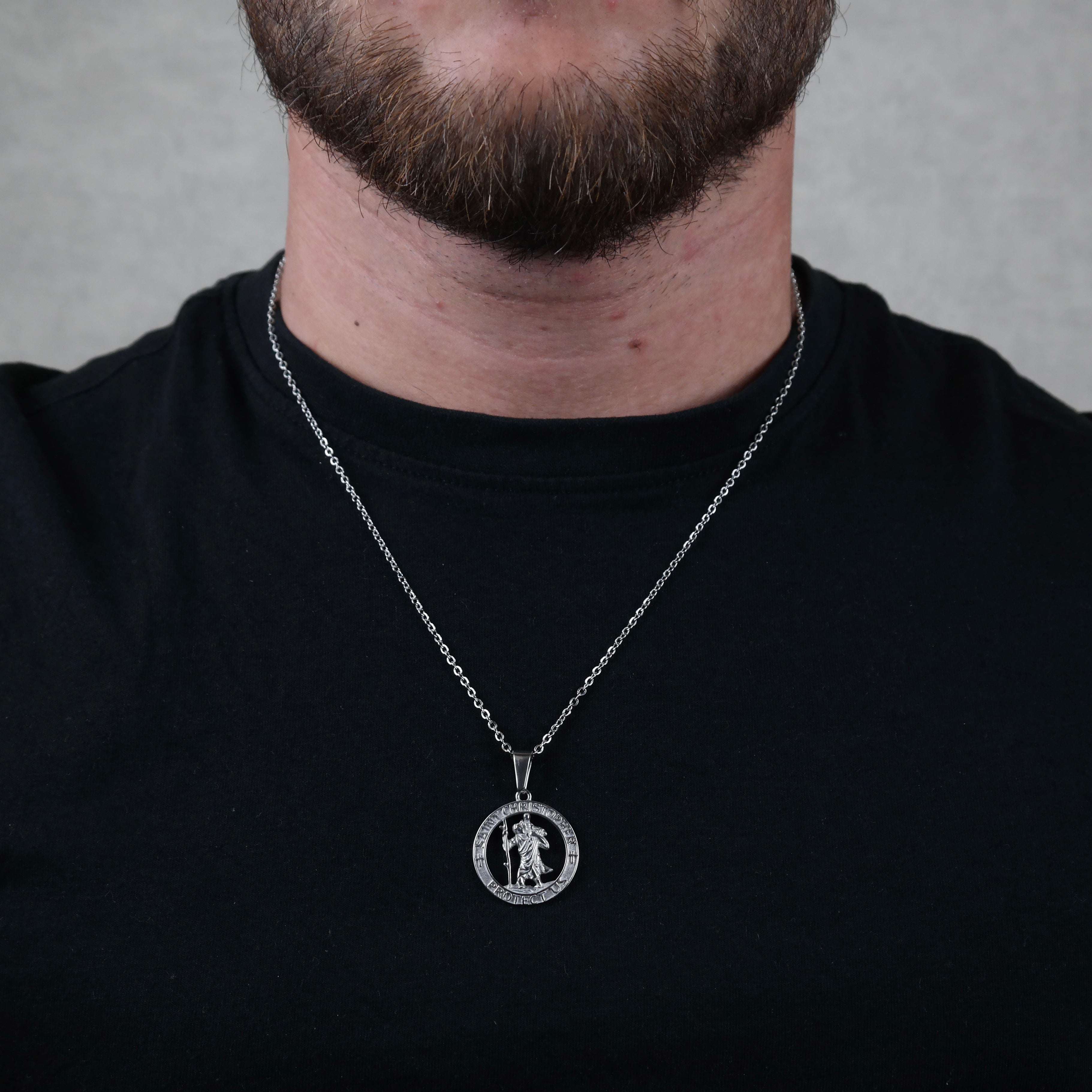 Saint Christopher Pendant (Silver)