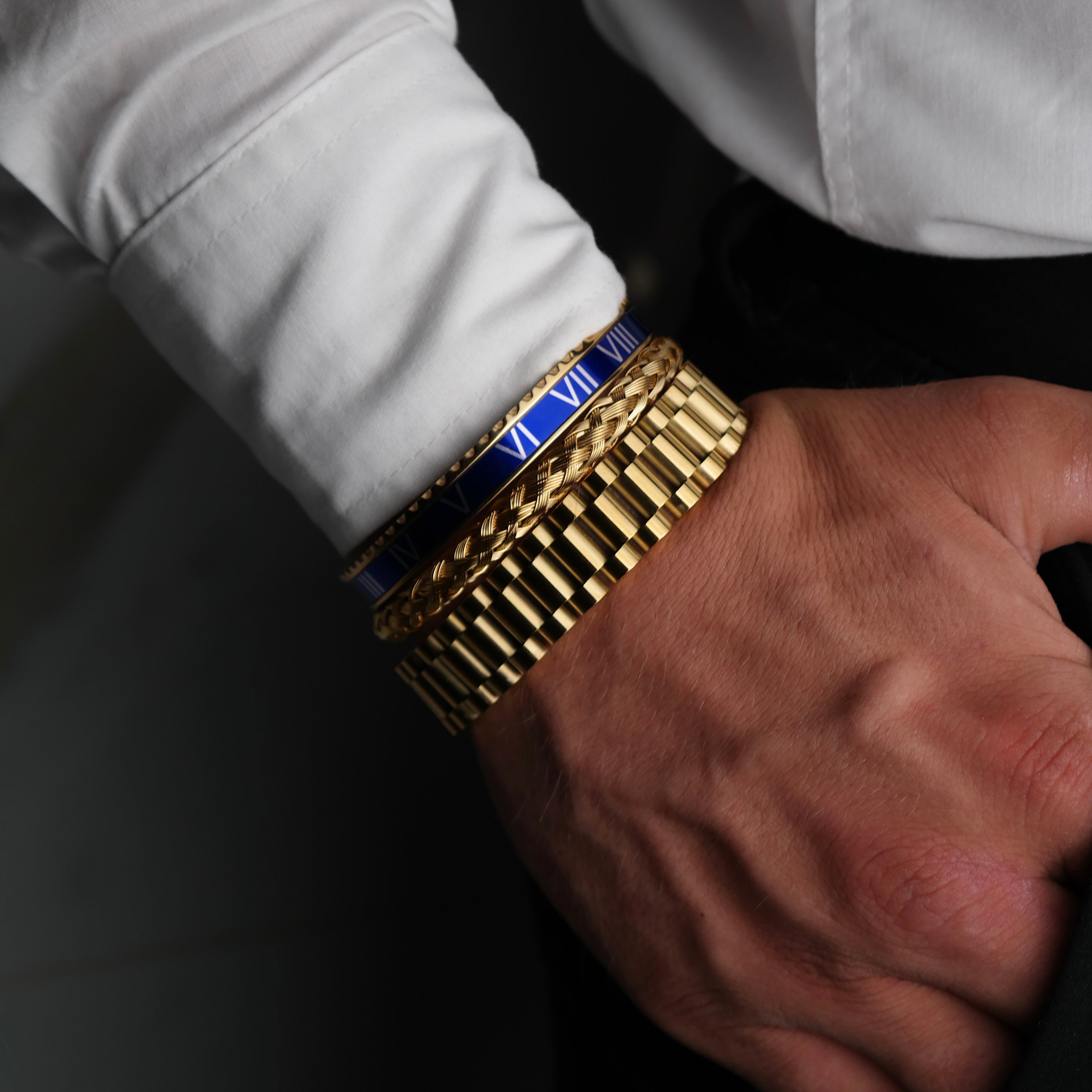 Rolex set blue (gold)