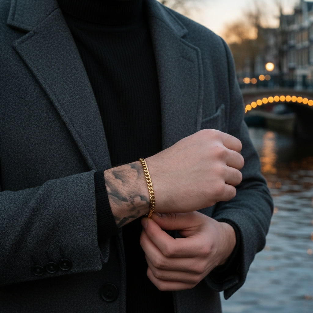 cuban Bracelet 5MM (gold)