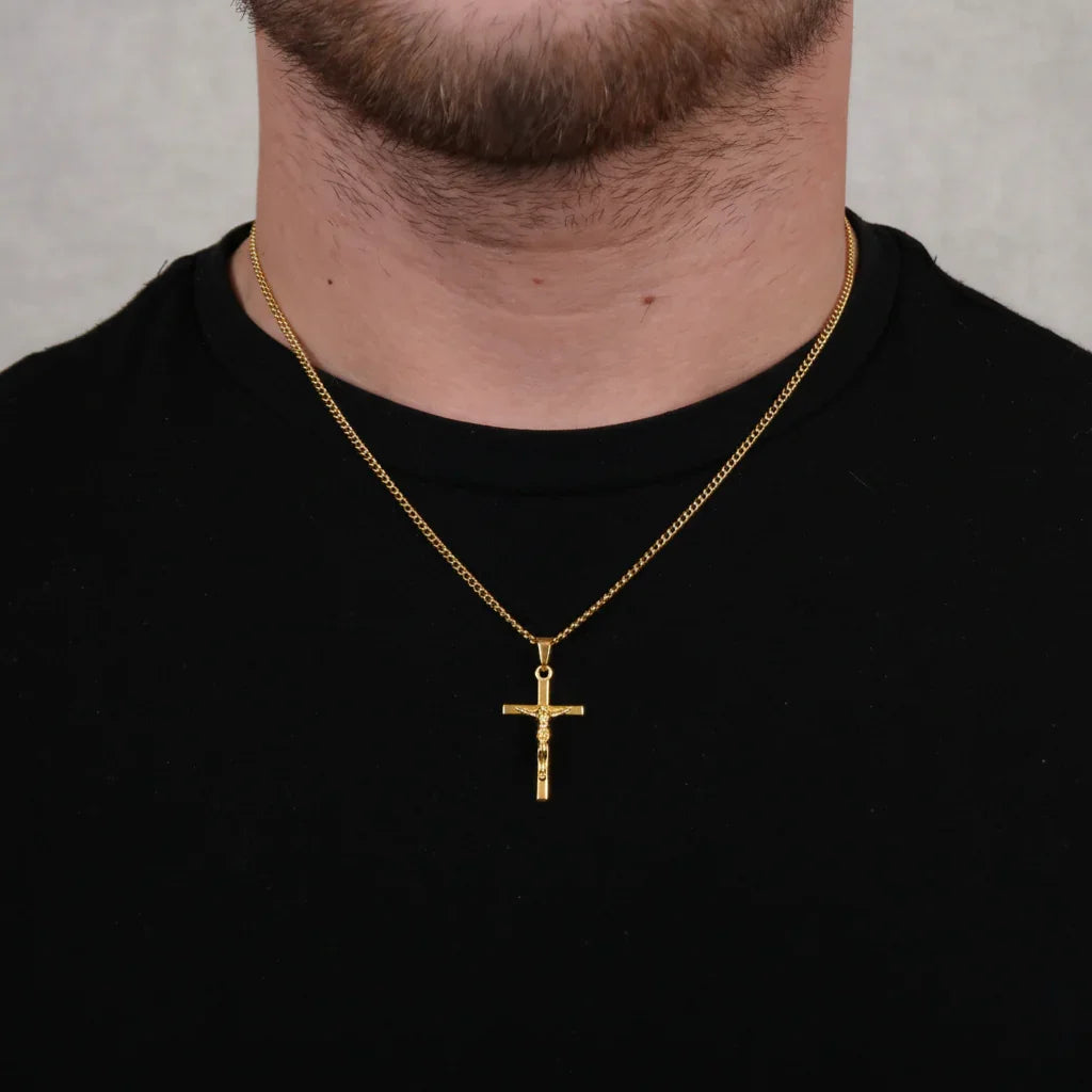 Small Cross Pendant (Gold)