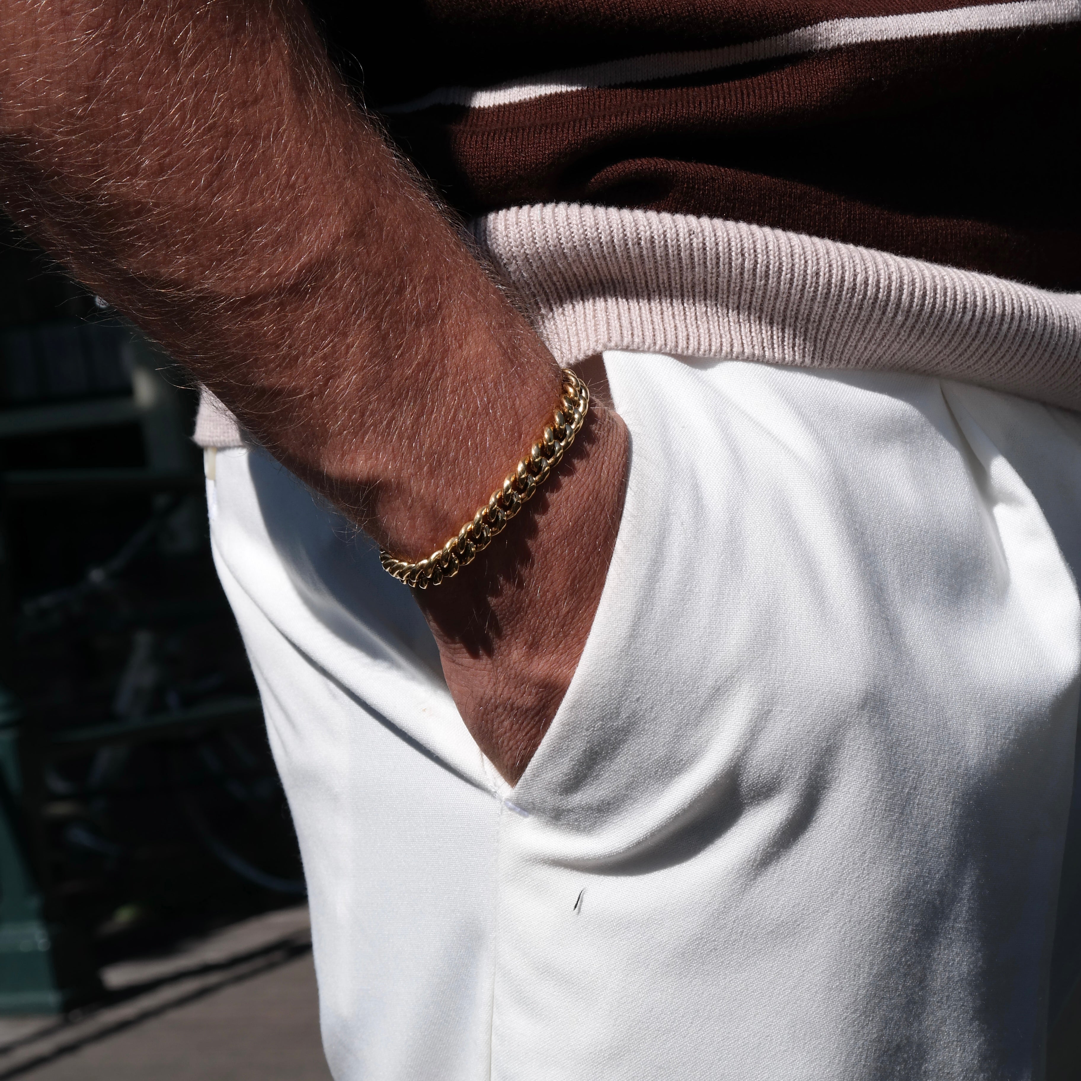 cuban Bracelet 8MM (gold)