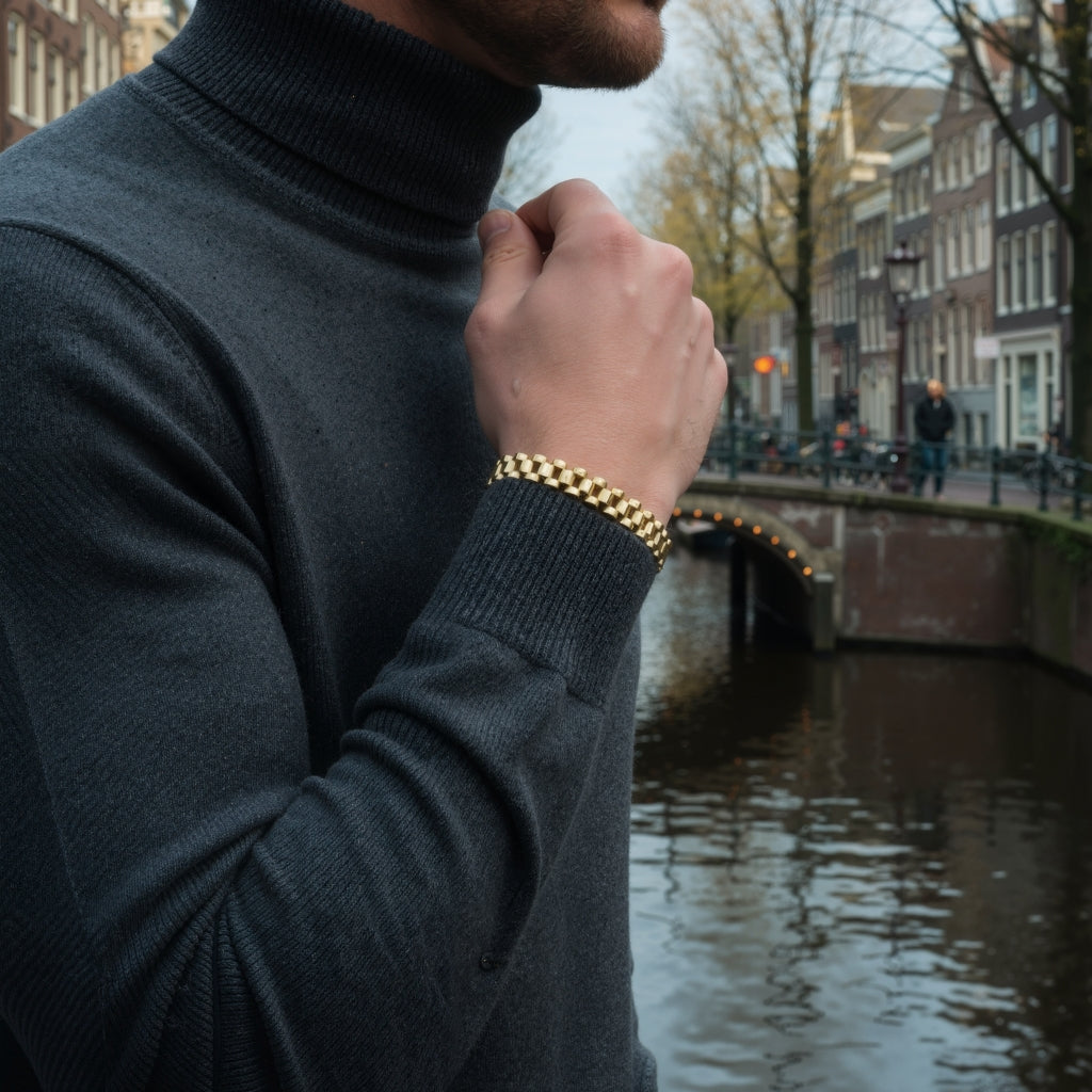 Rolex Bracelet (Gold)