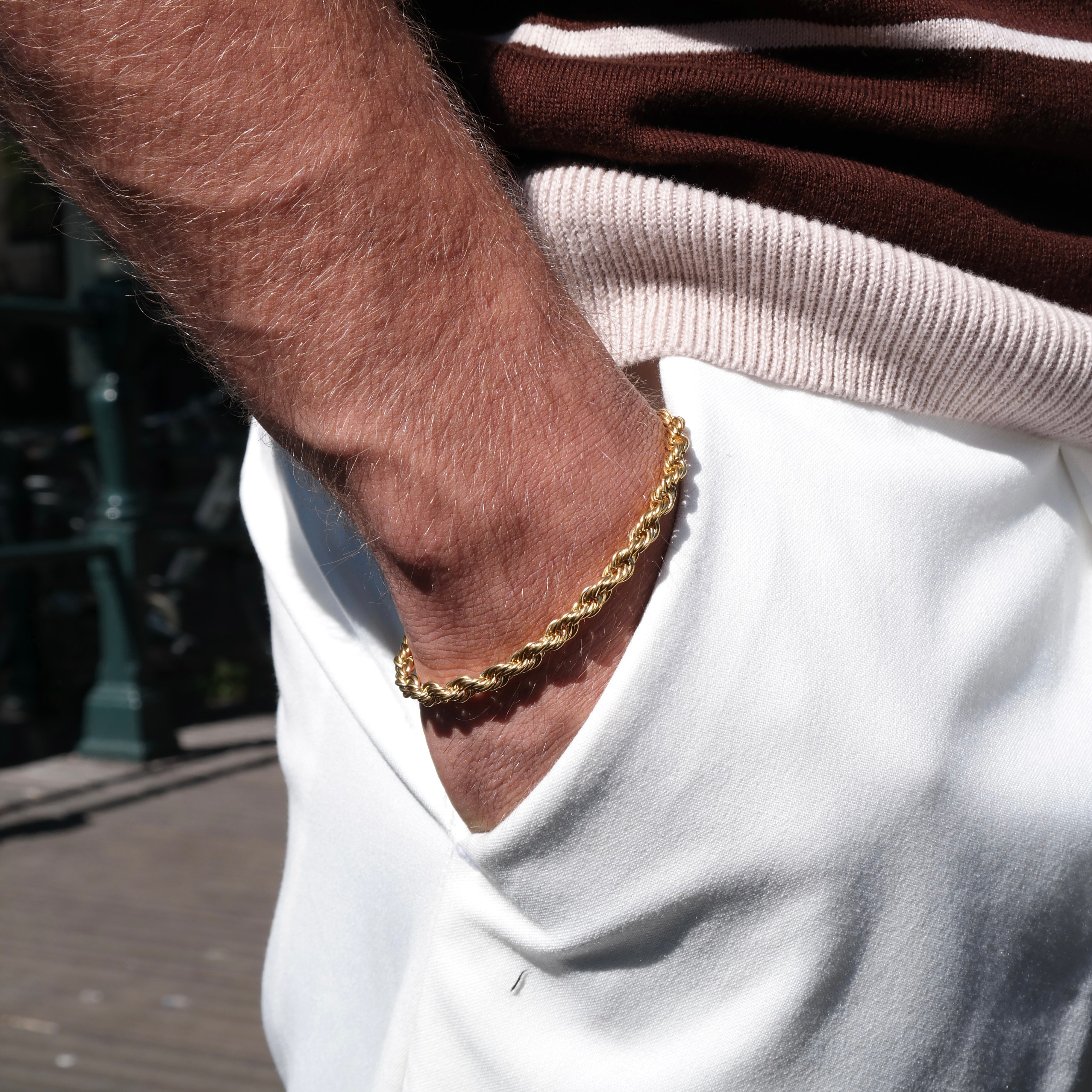 Rope Bracelet 5MM (Gold)