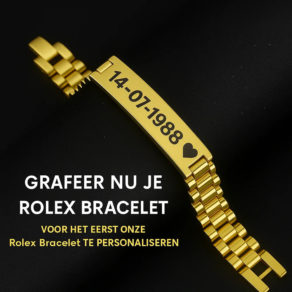 Rolex Bracelet Gravering (Gold)