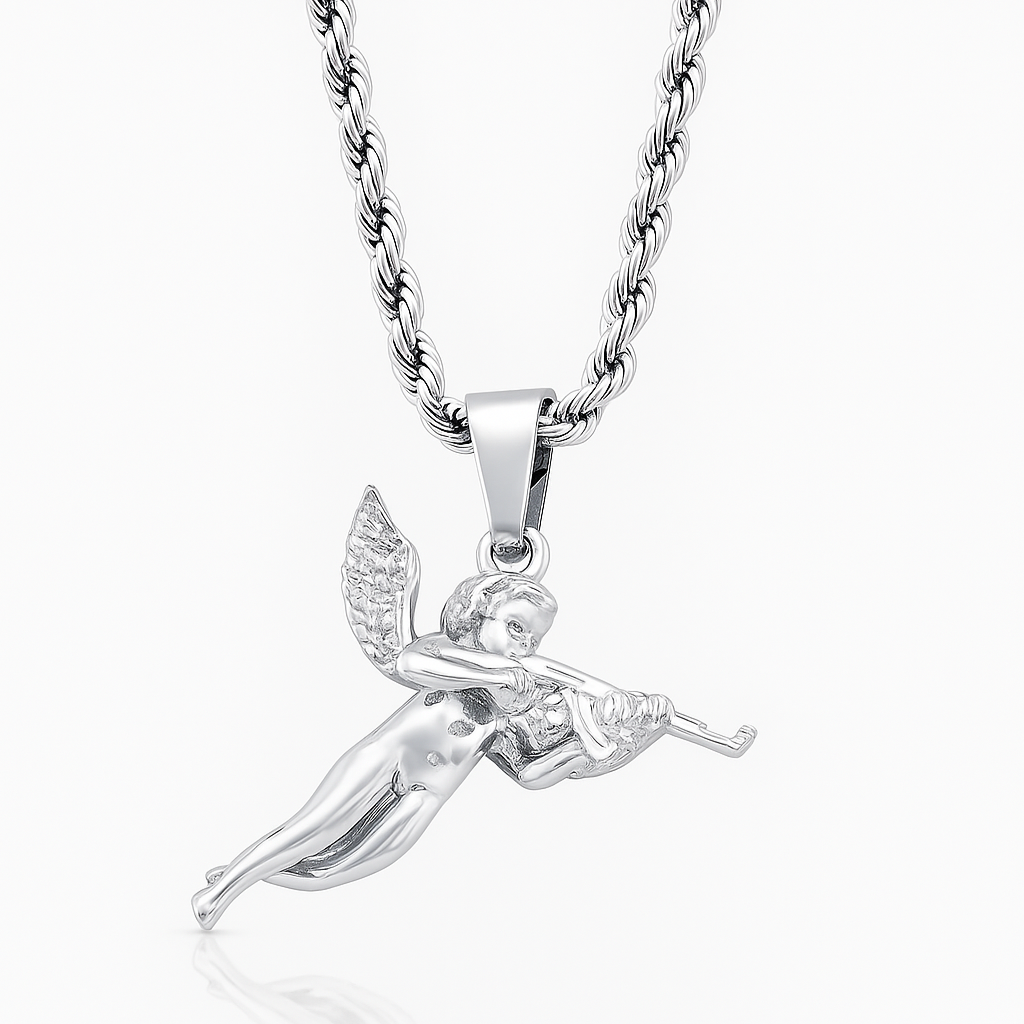Angel Pendant (Silver)