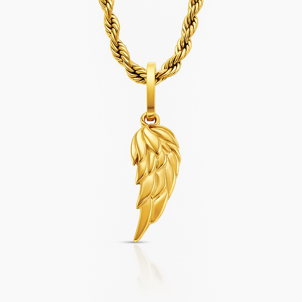 Small Wing Pendant (Gold)