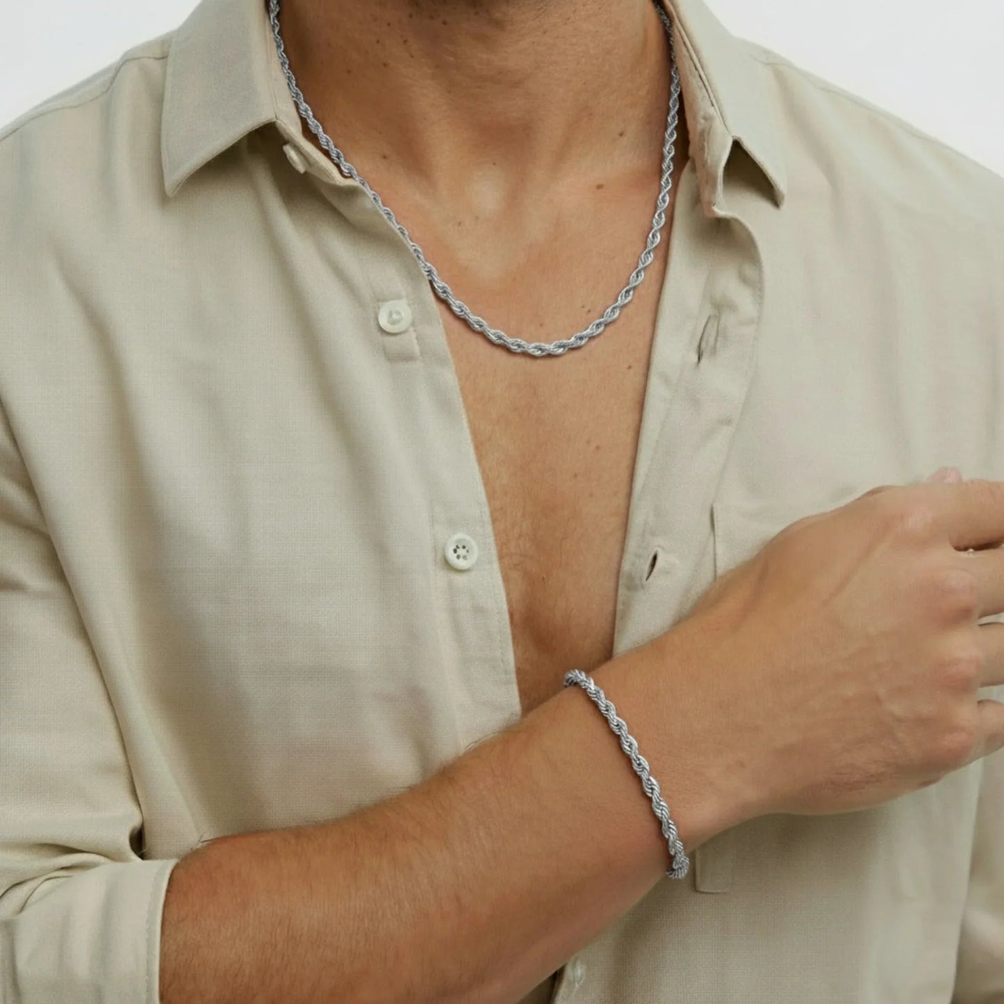 Rope set 5mm (silver)