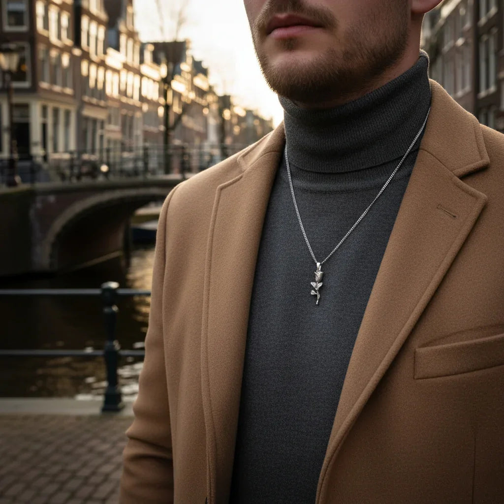 Rose Pendant (Silver)