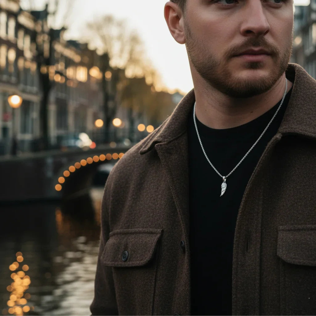 Small Wing Pendant (Silver)