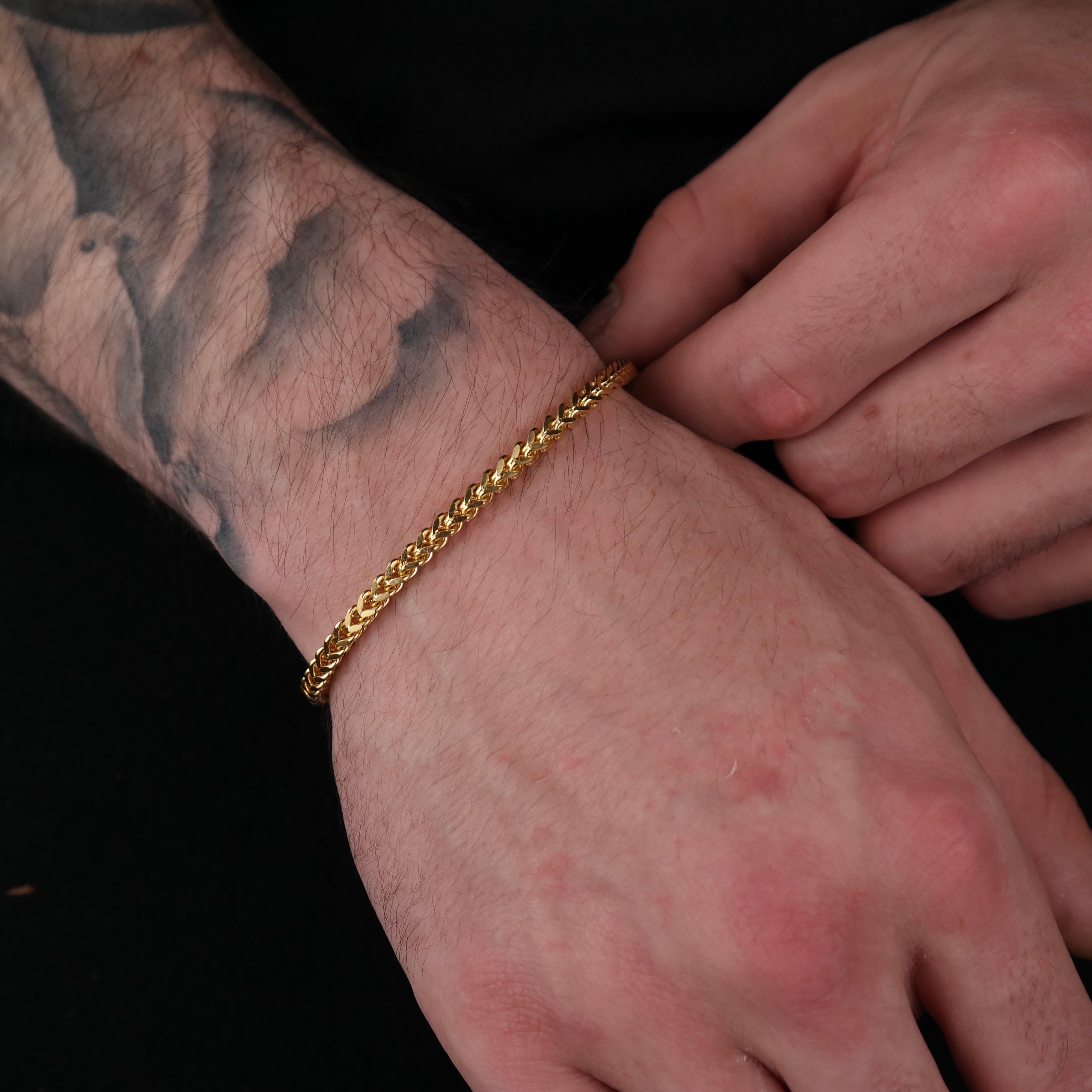 Franco Bracelet 3MM (gold)