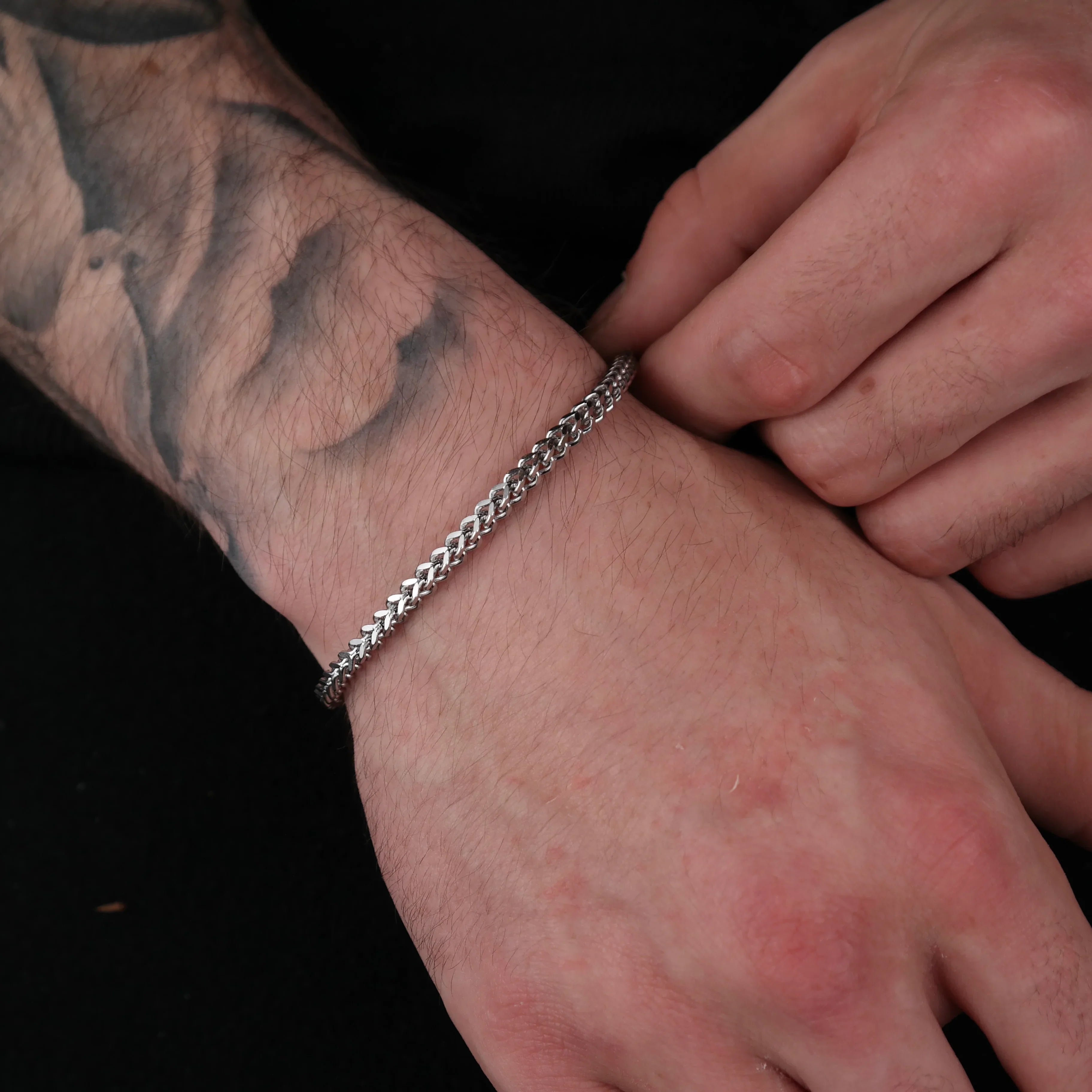 Franco Bracelet 3MM (Silver)
