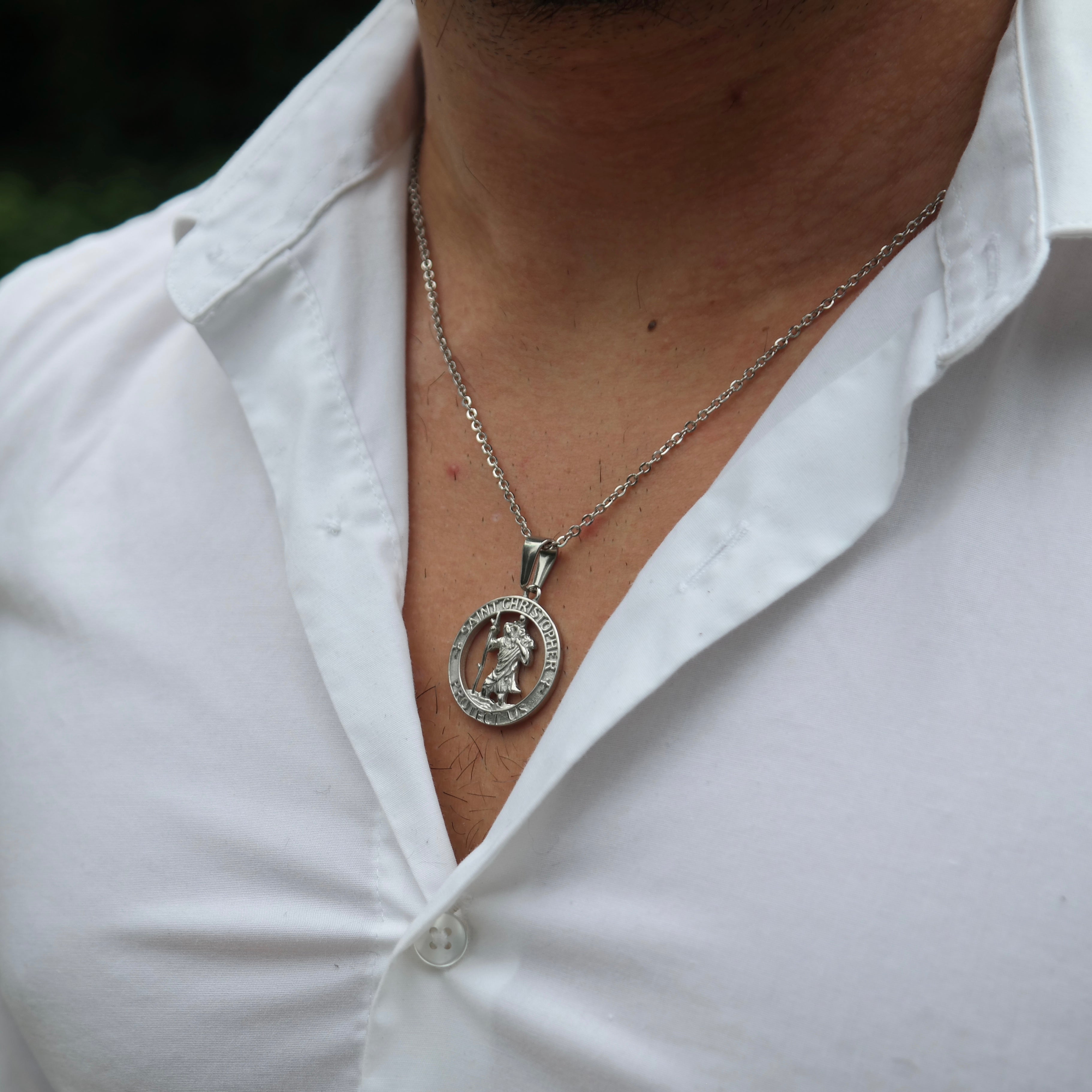 Saint Christopher Pendant (Silver)