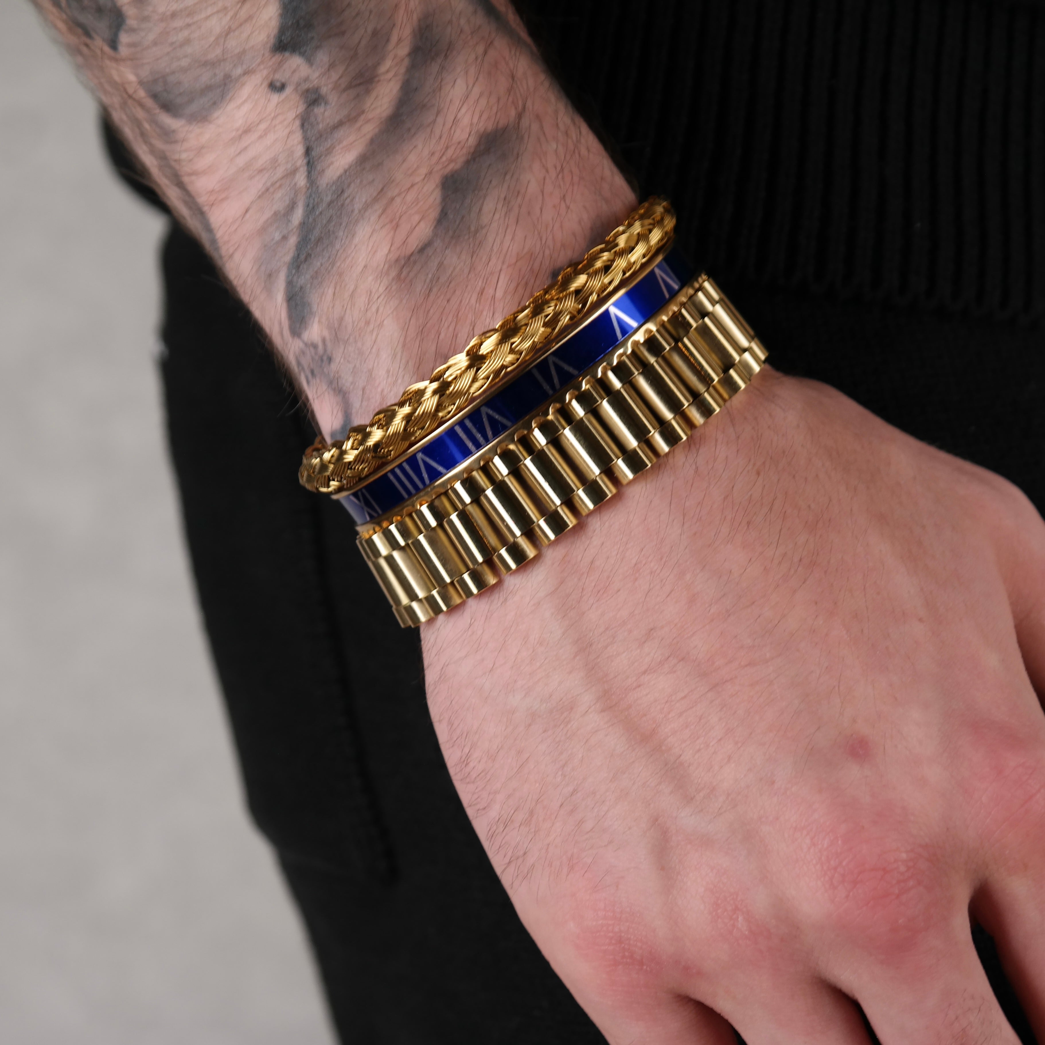 Rolex set blue (gold)