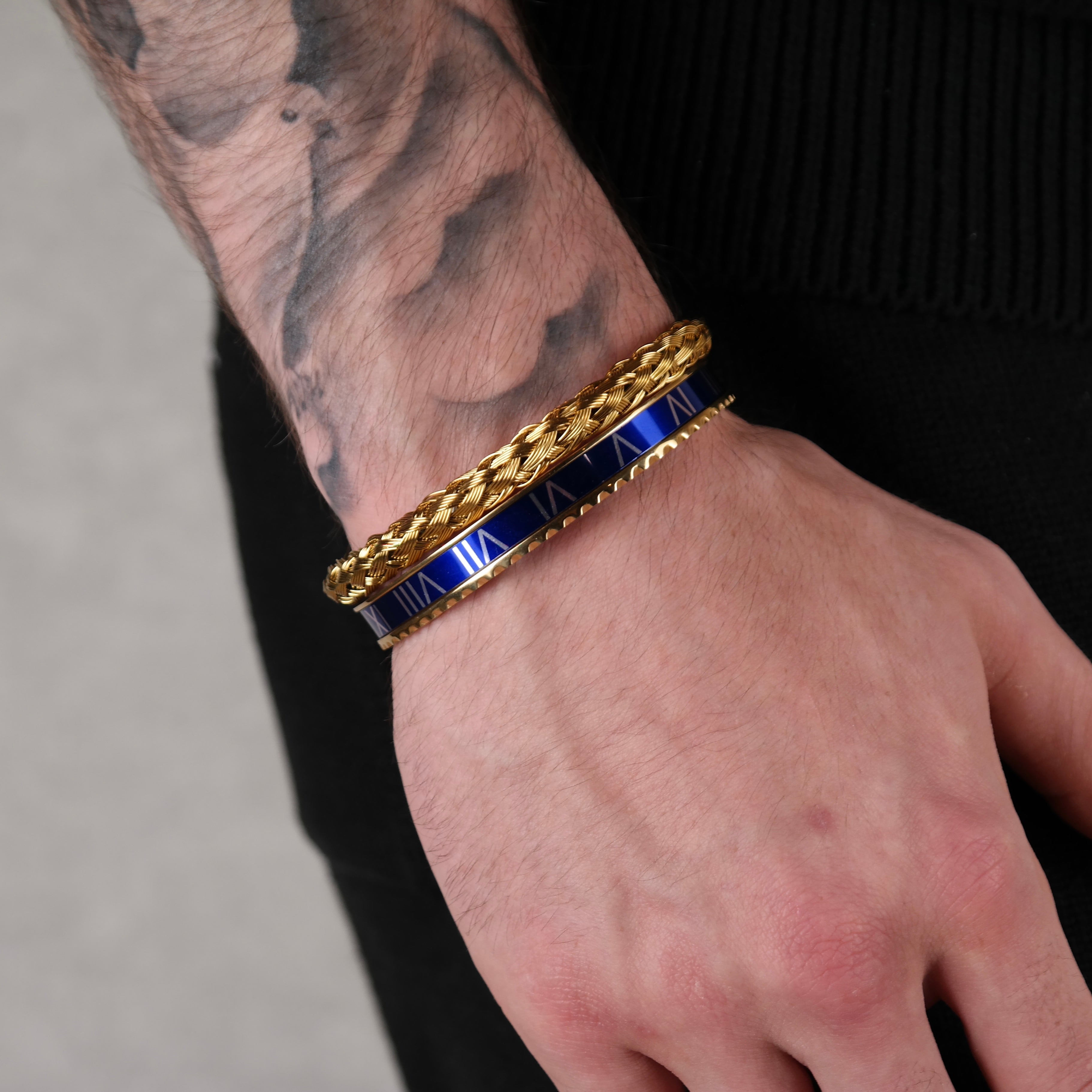 Wire x rome set blue (gold)
