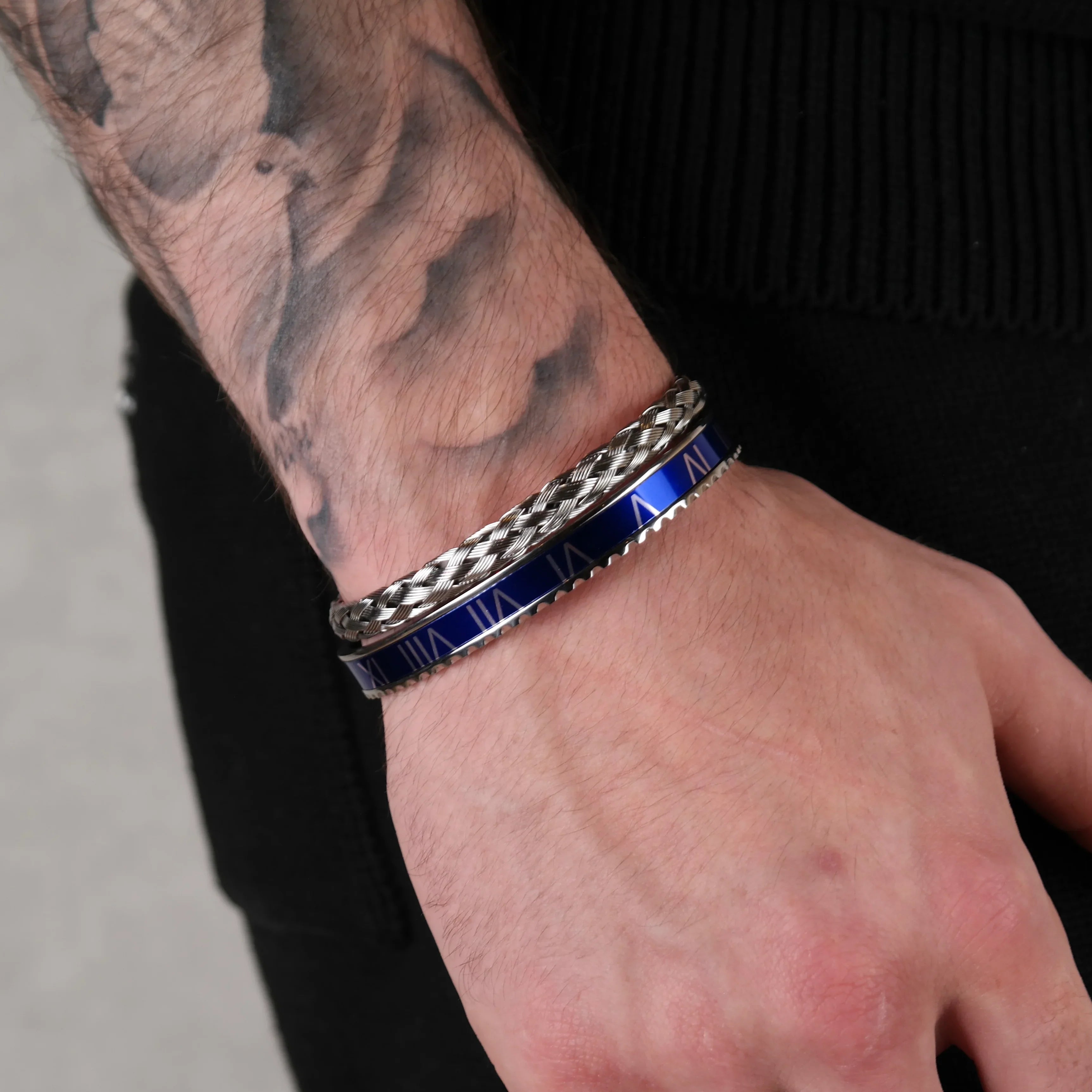 Wire x rome set blue (silver)