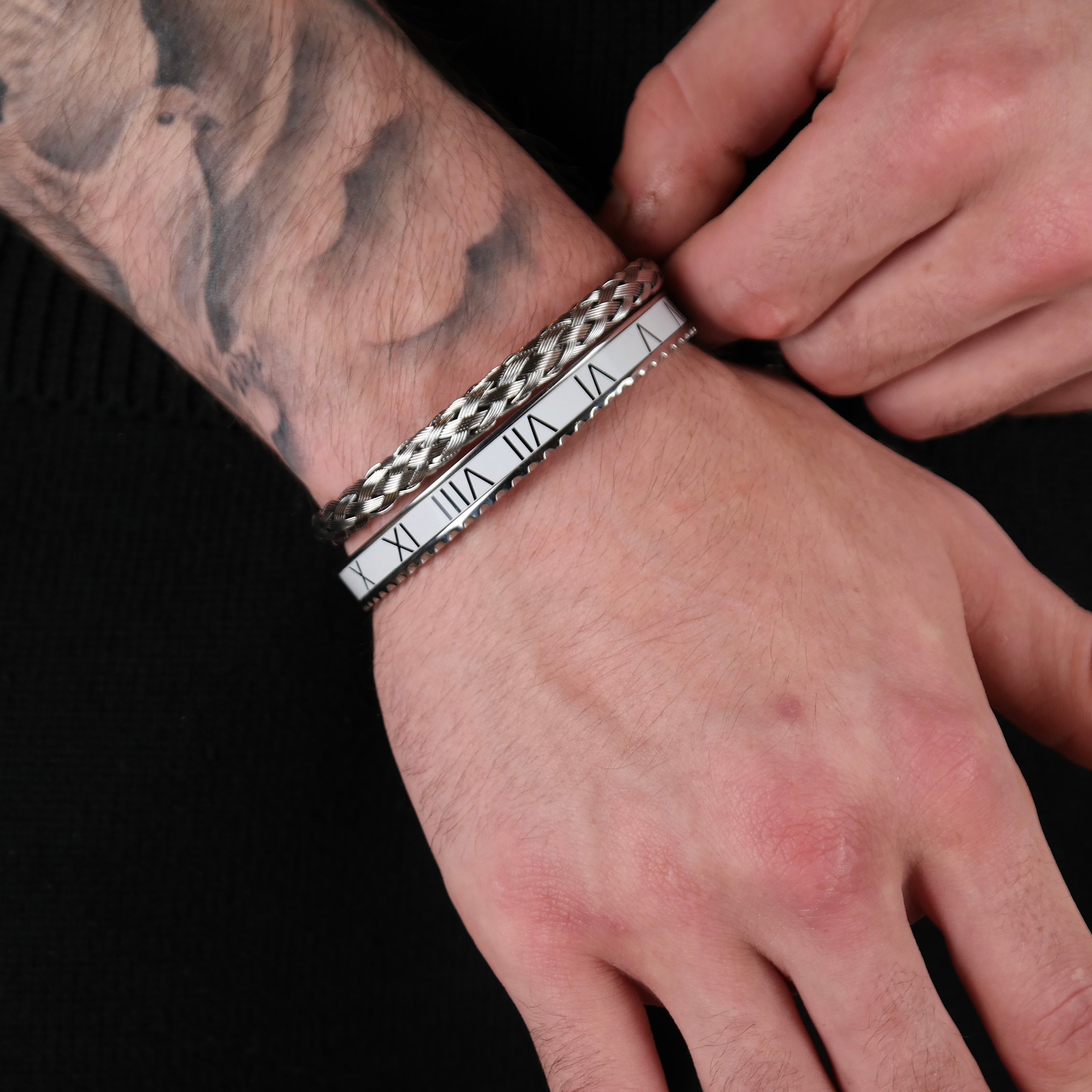 Wire x rome set white (silver)