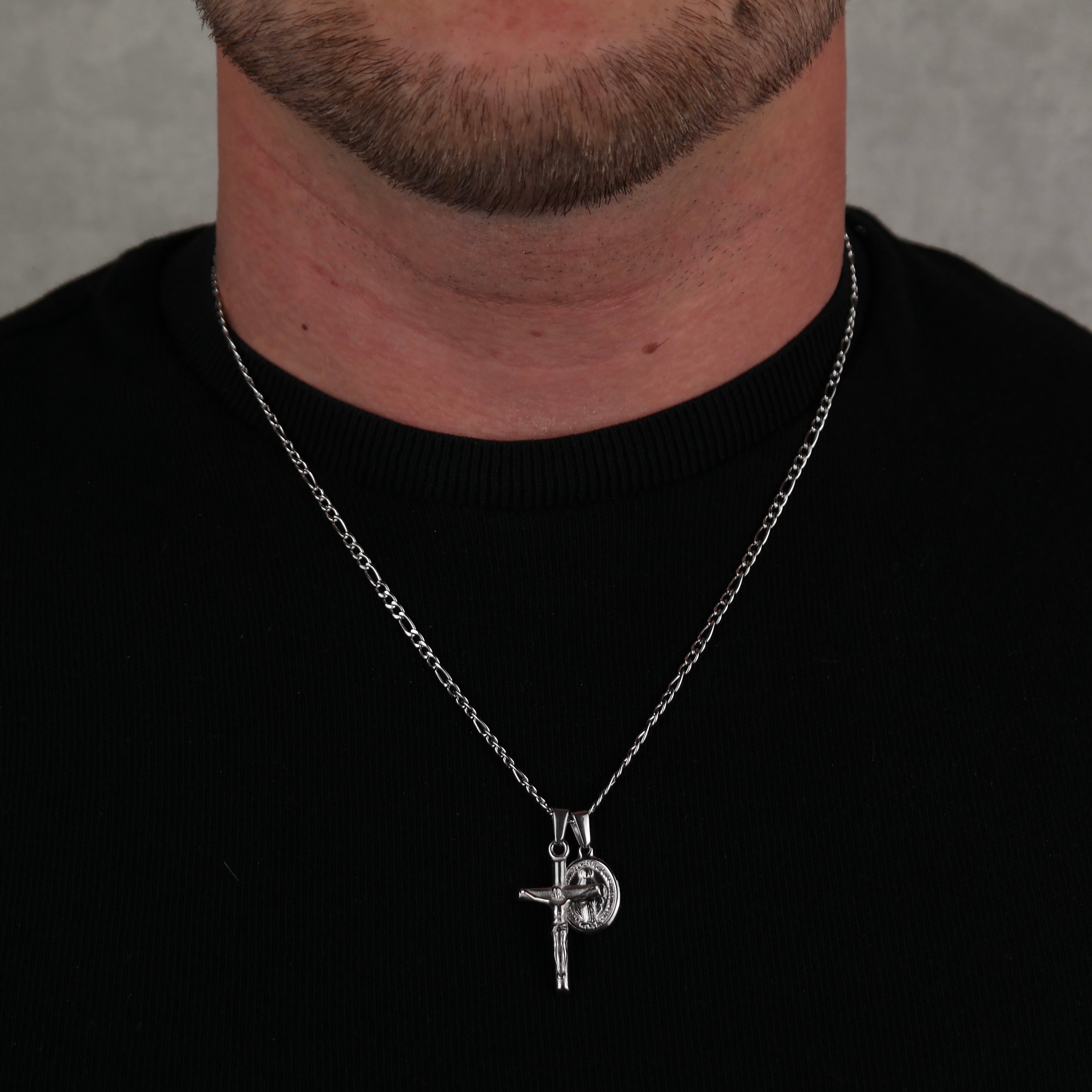 Cross & Mary (silver)