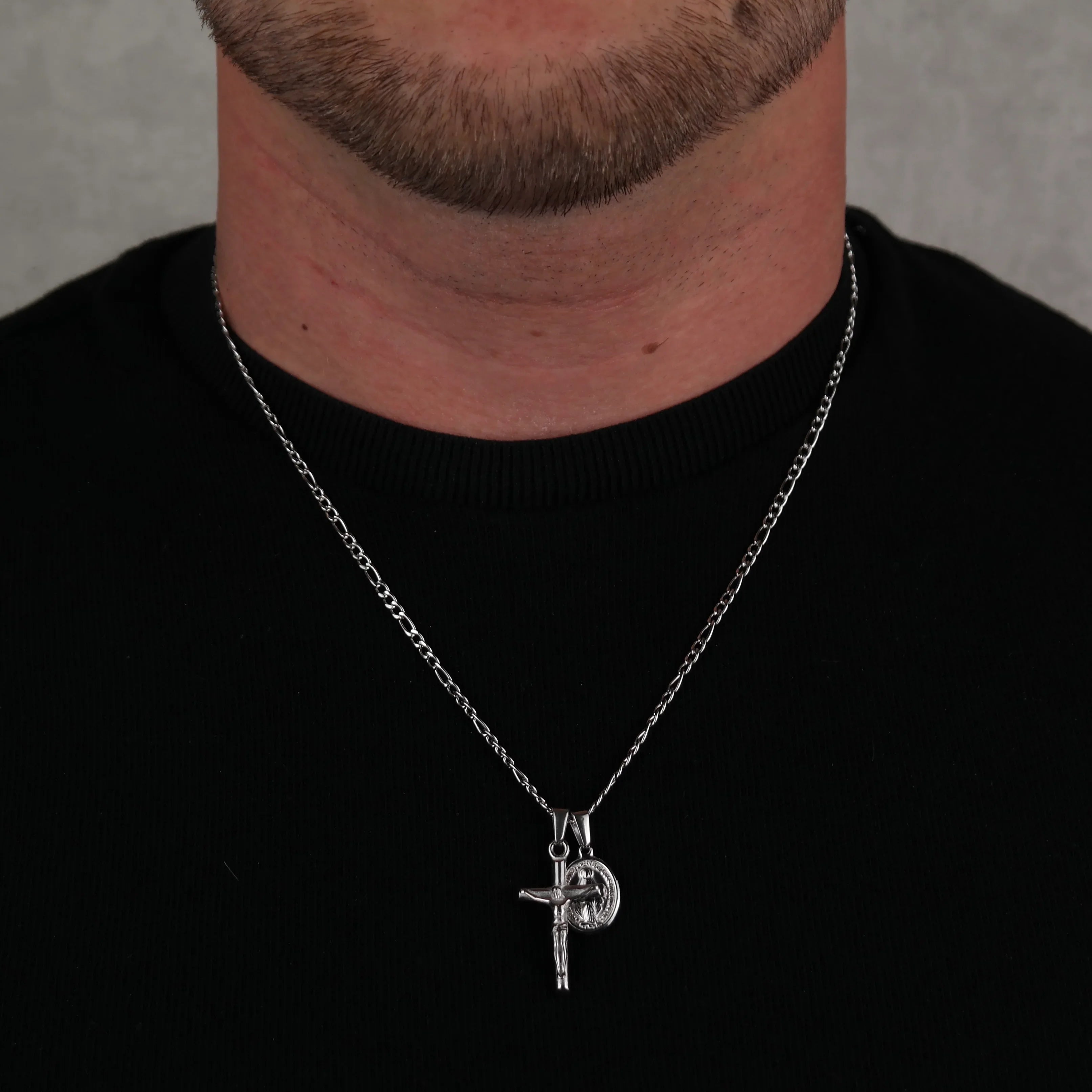 Cross & Mary (silver)