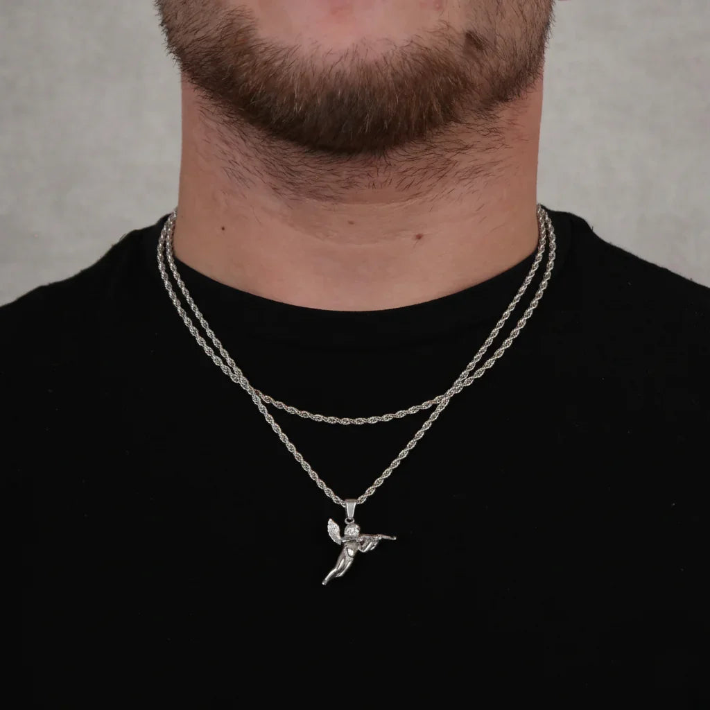 Angel Pendant (Silver)