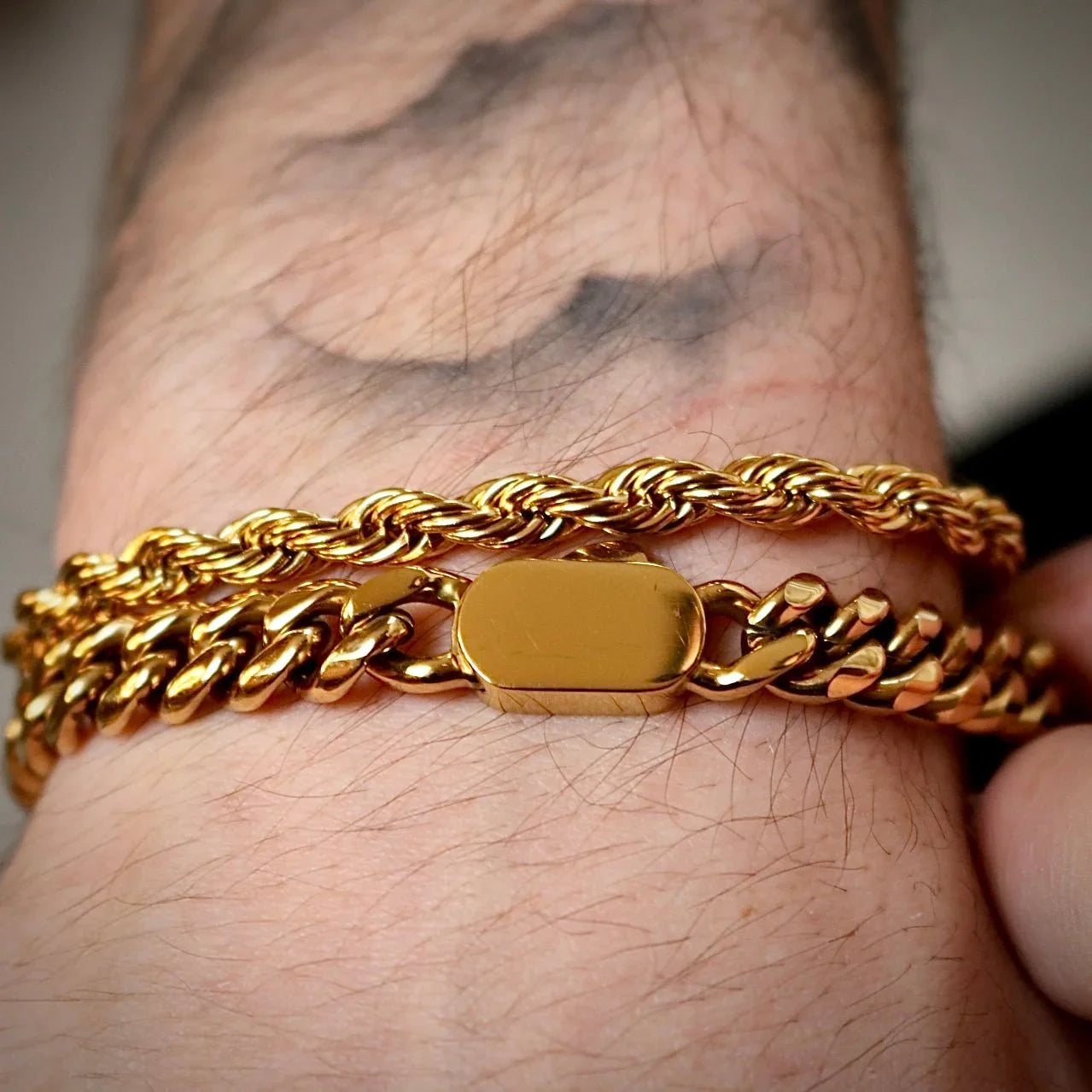 Cuban Bracelet 8MM (gold)