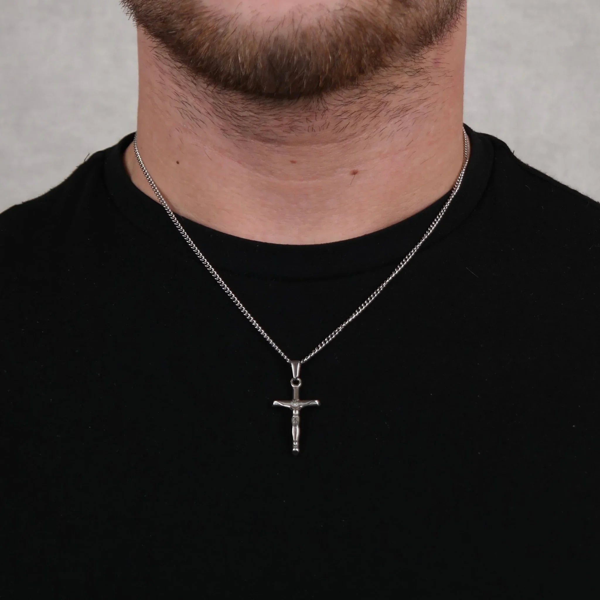 Small Cross Pendant (Silver) - DeRuiterDR.