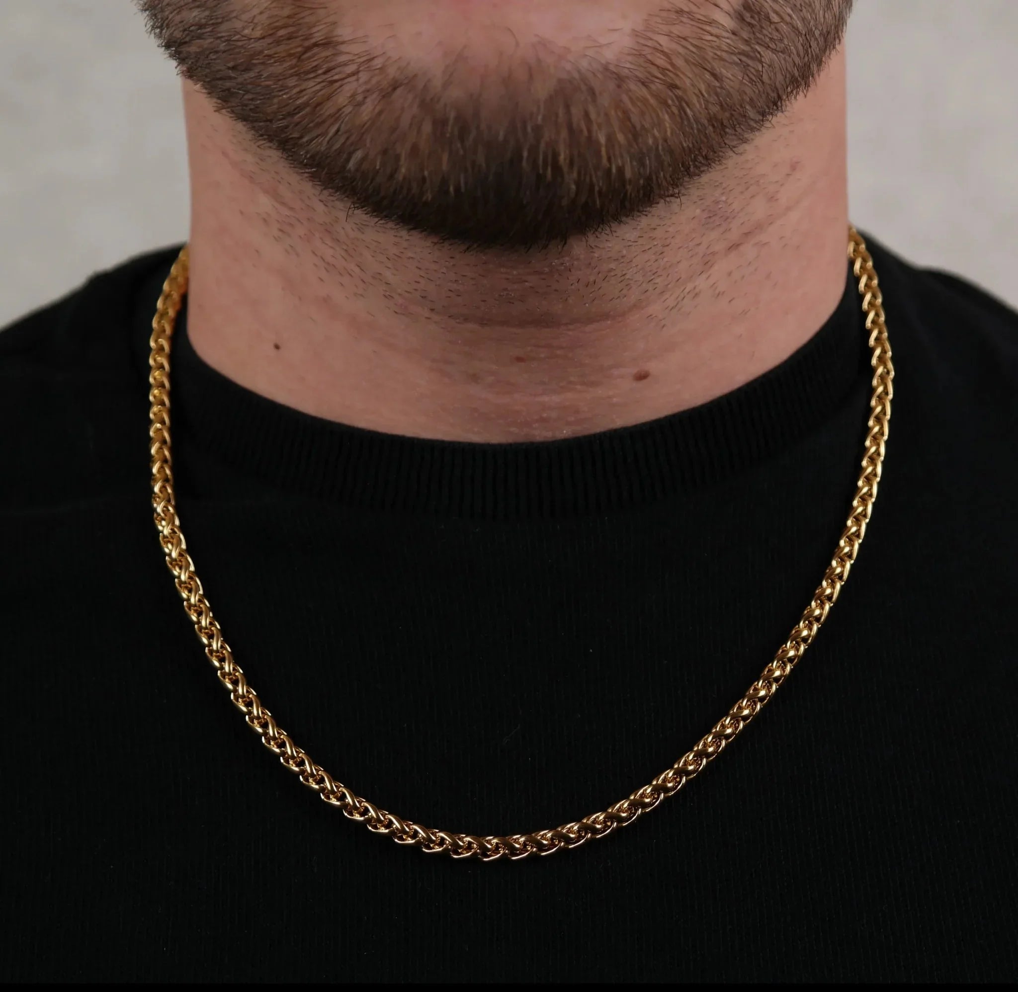 Wheat Chain 5MM (goud) - DeRuiterDR.