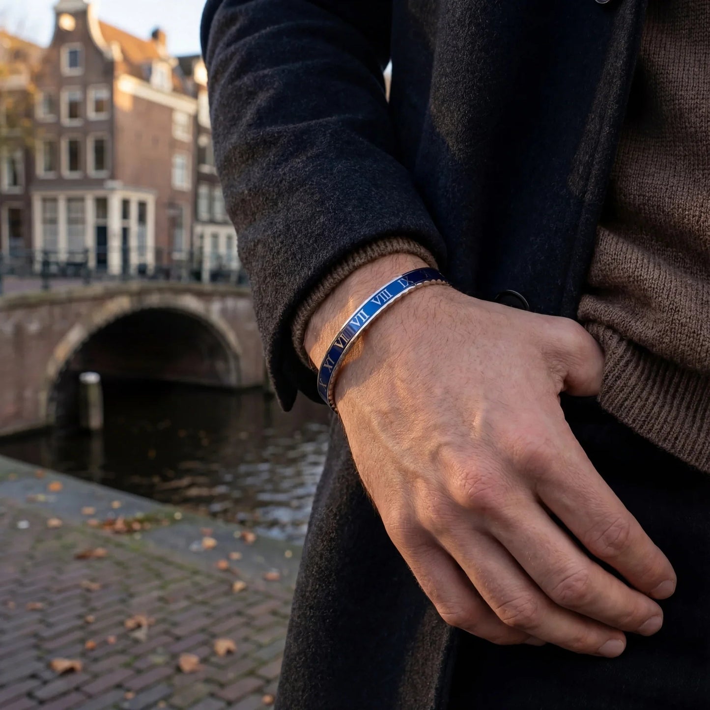 Rome Bracelet blue (Silver)