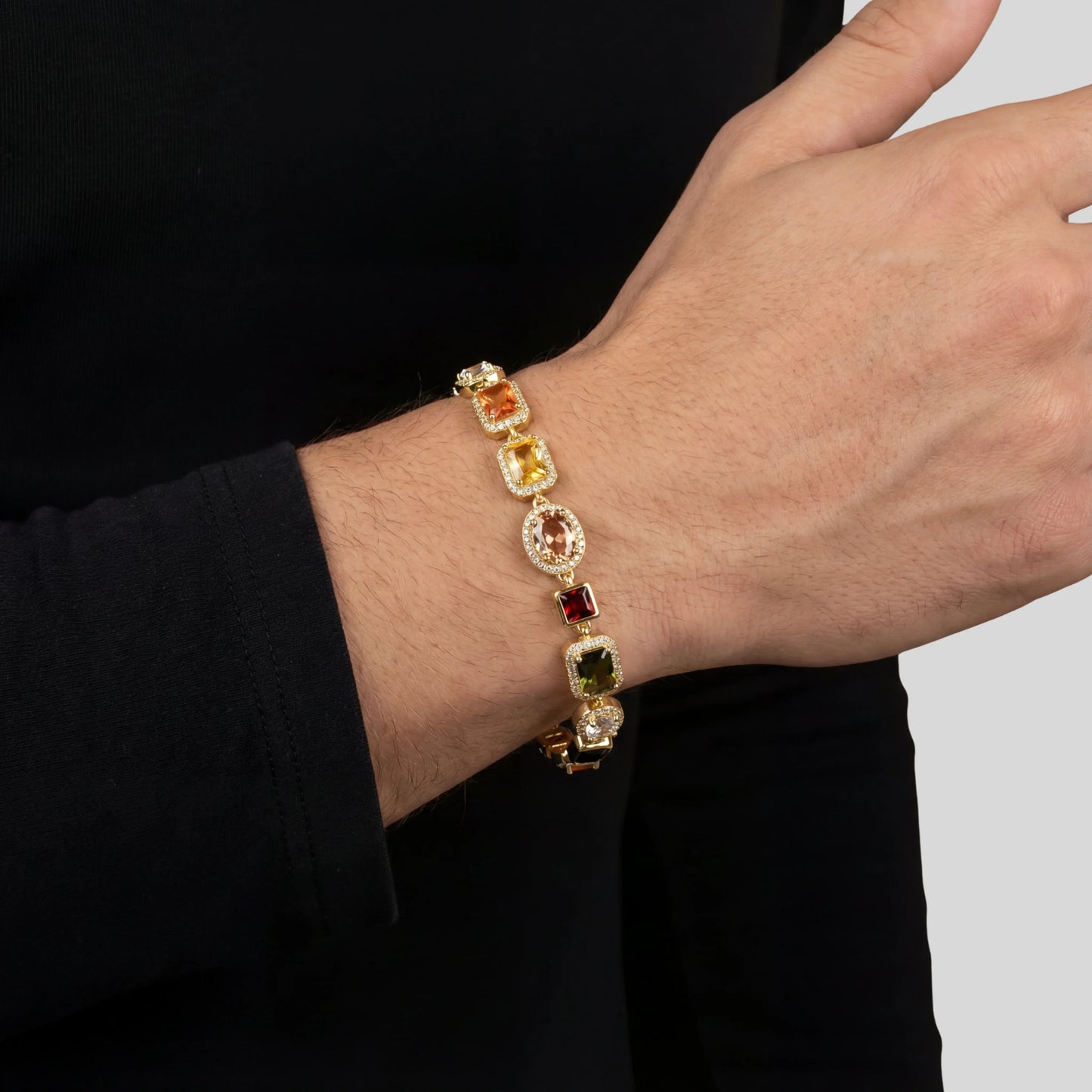 Gemstone Bracelet (Gold)