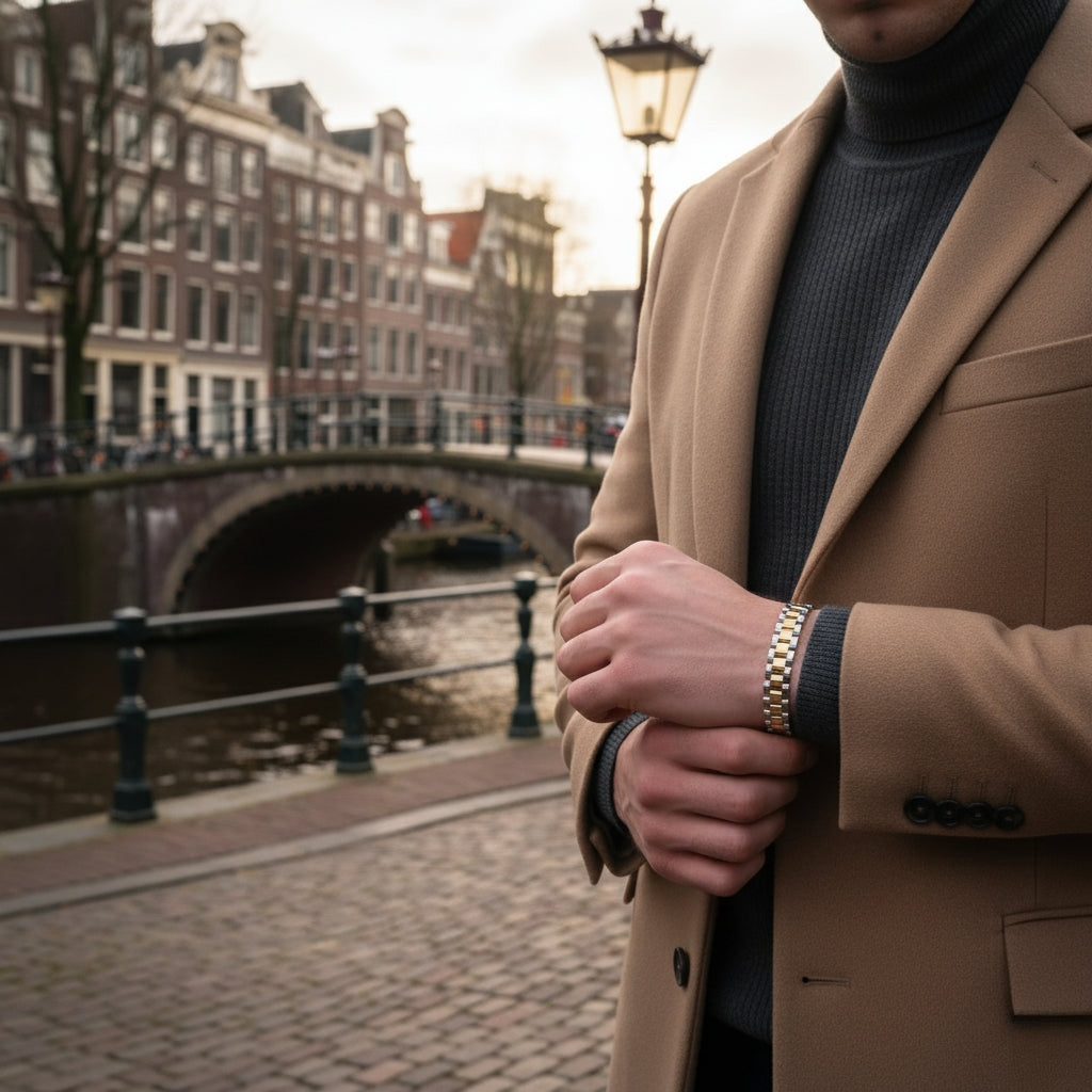 Rolex Bracelet (Silver/Gold)