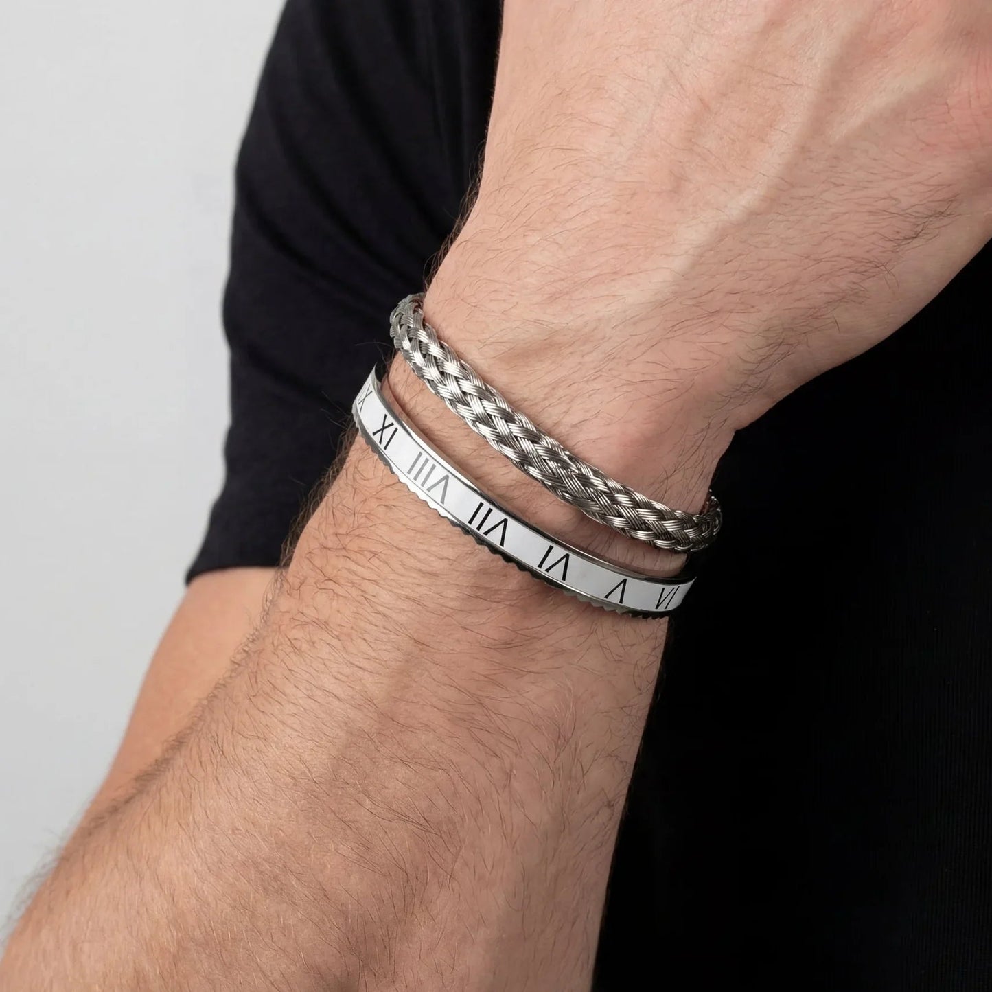 Wire x rome set white (silver)