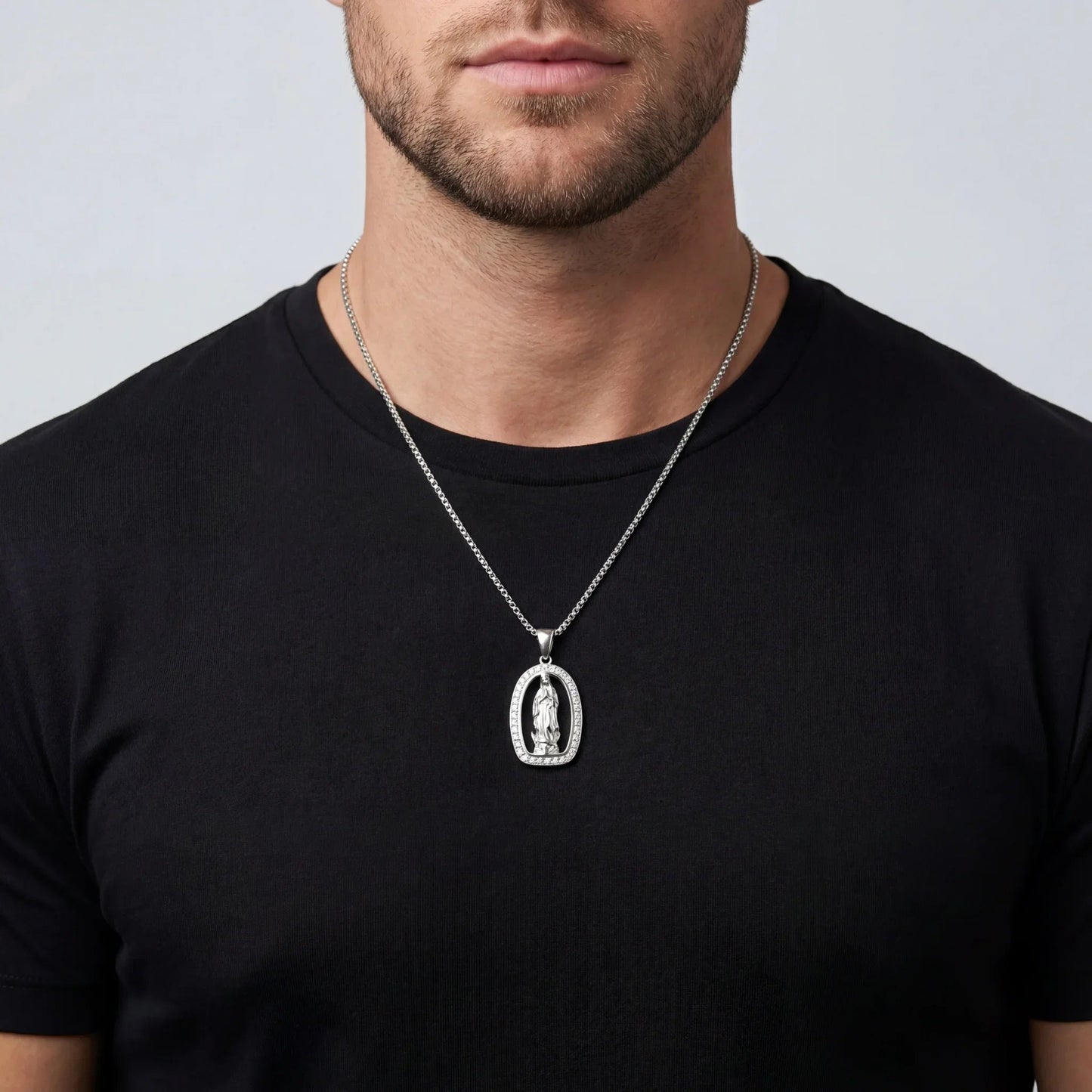 Anhänger „Jungfrau Maria“ (Silber)