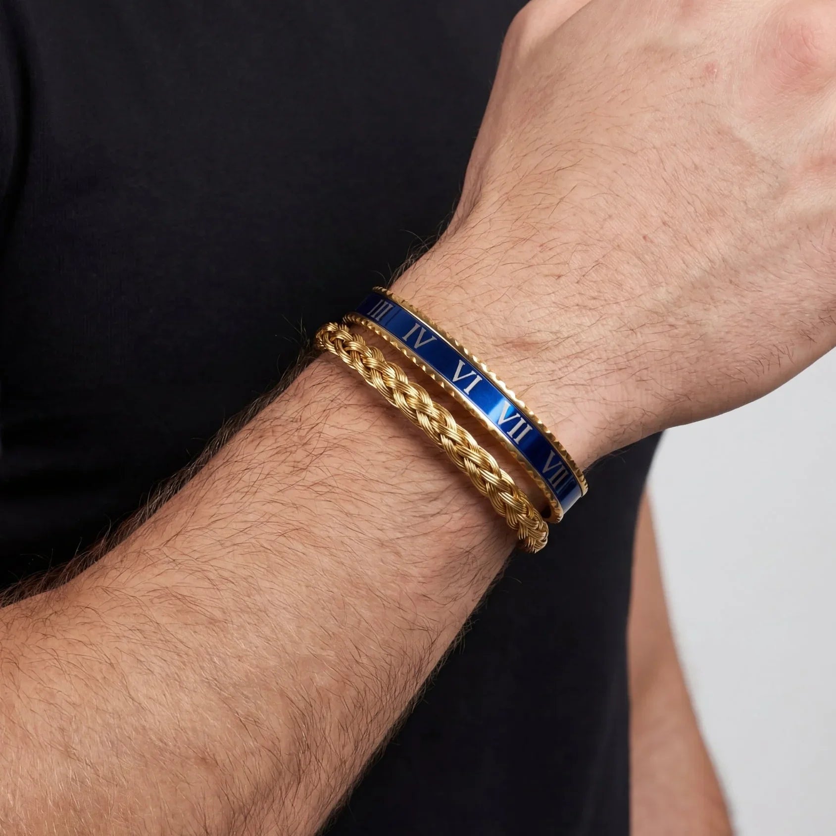 Wire x rome set blue (gold)