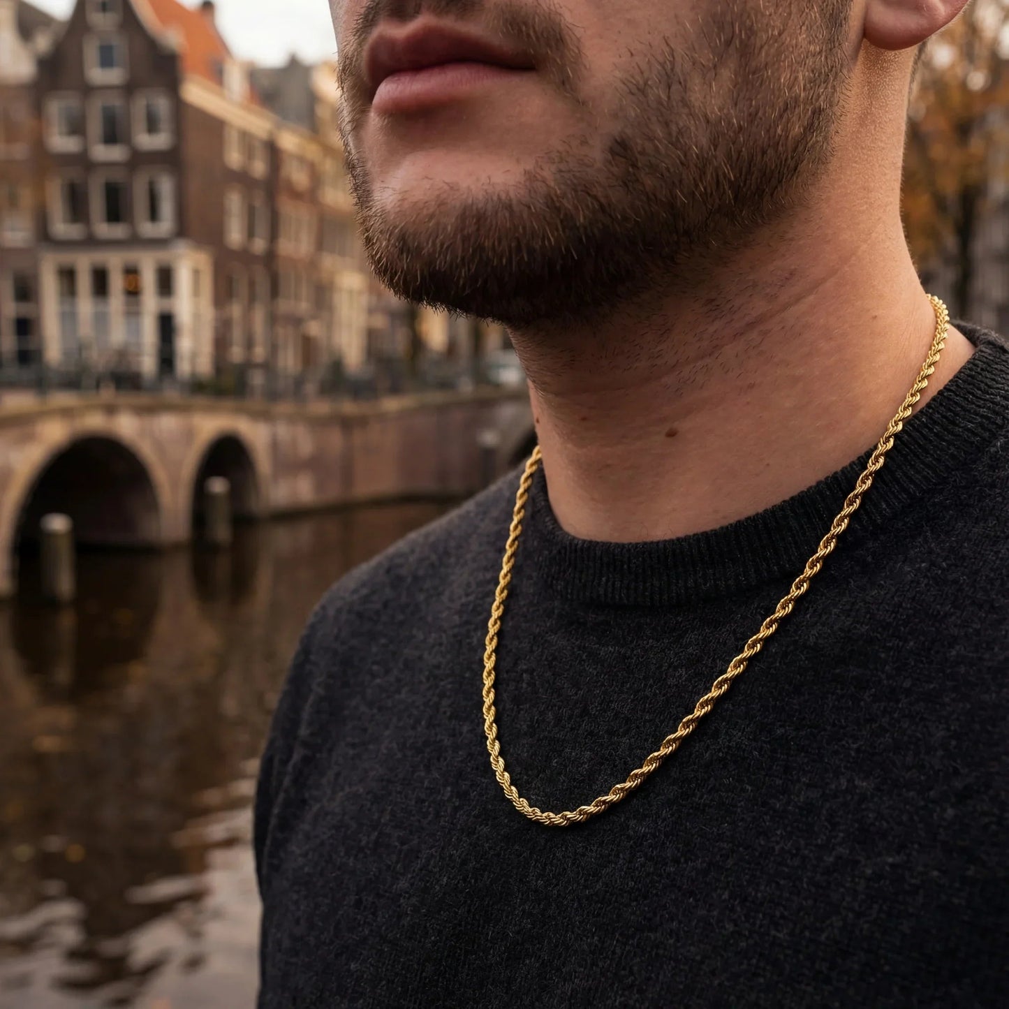 Seilkette 3 mm (Gold)