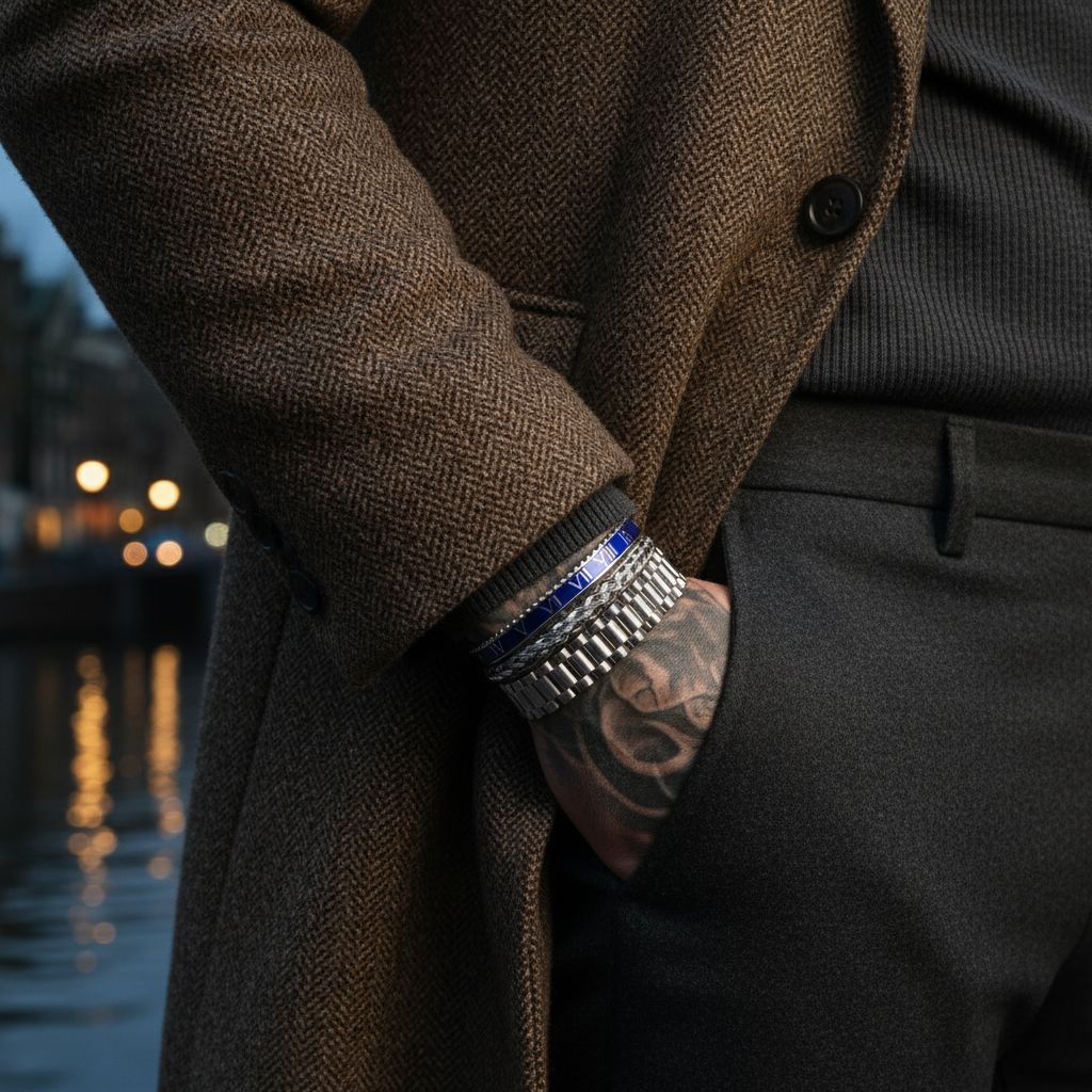 Rolex set blue (silver)