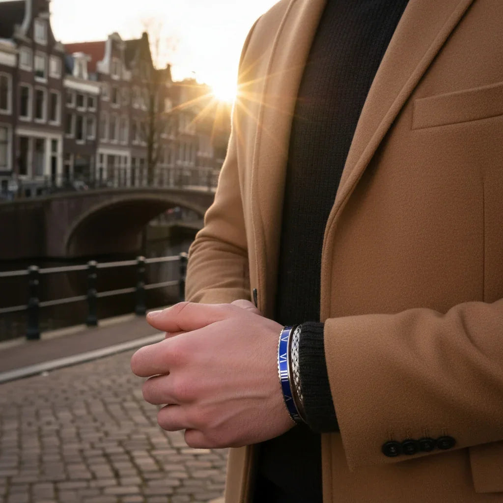 Wire x Rome set blue (silver)