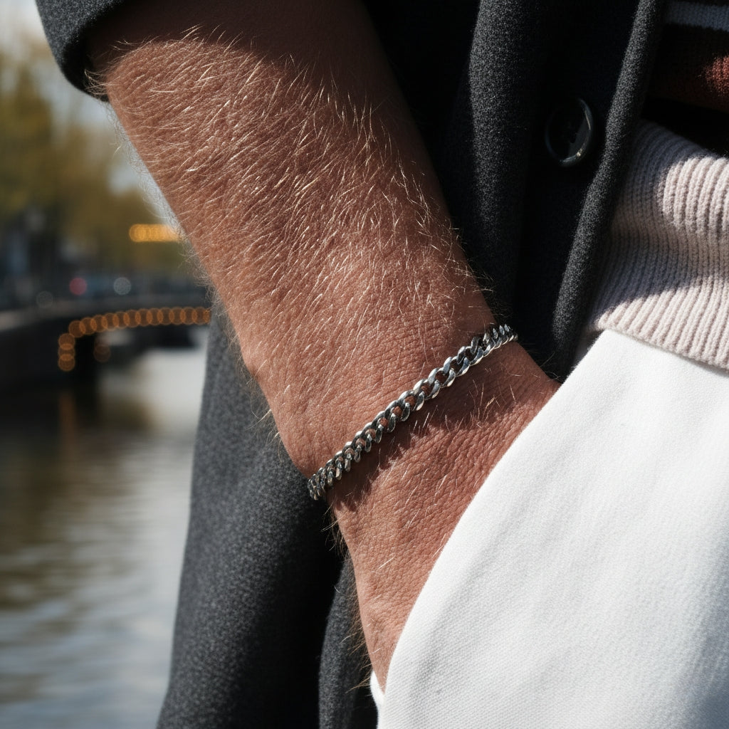 cuban Bracelet 5MM (silver)