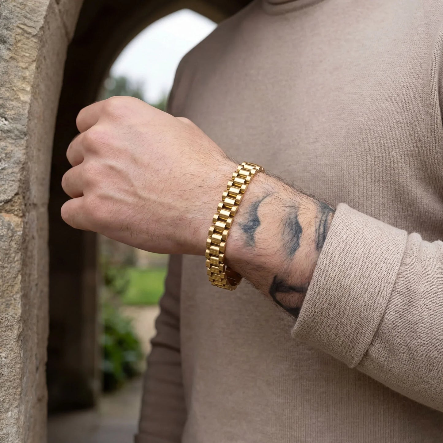 Rolex Bracelet (Gold)