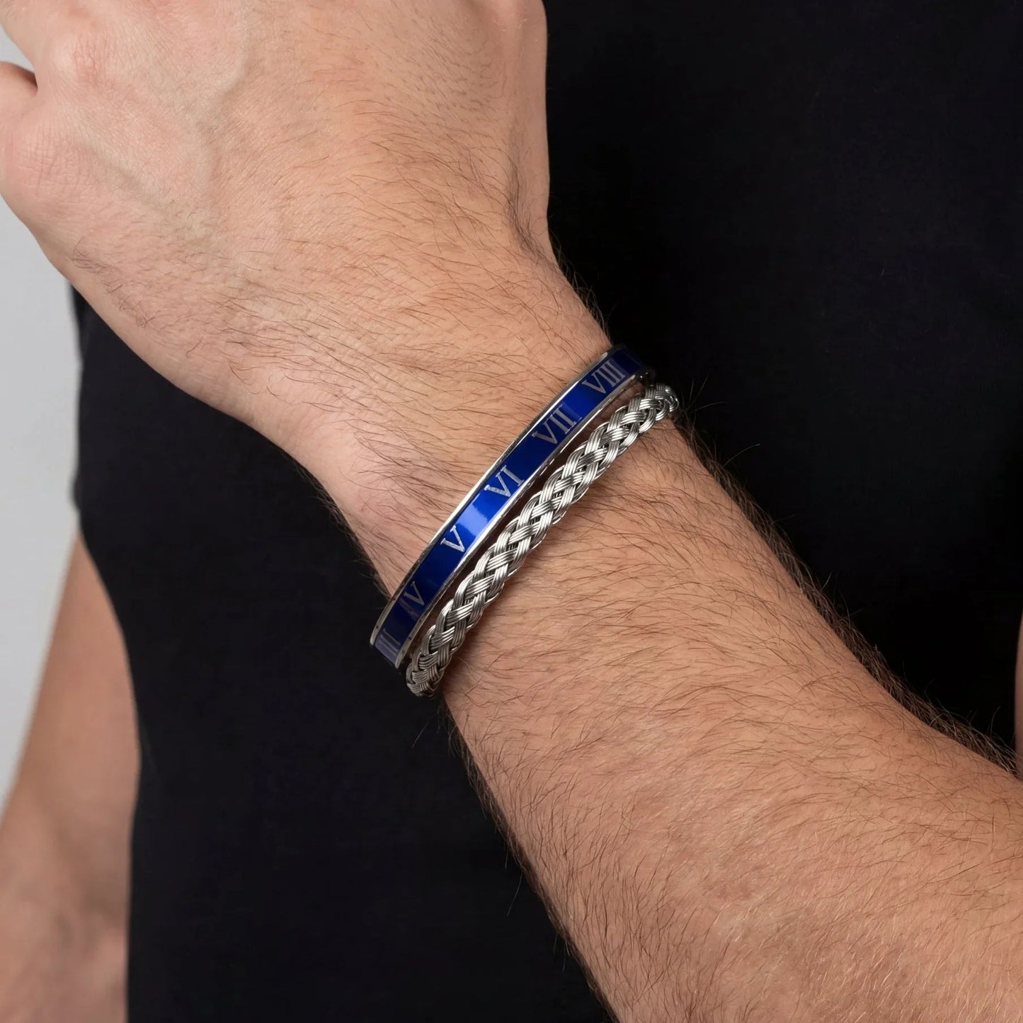 Wire x Rome set blue (silver)