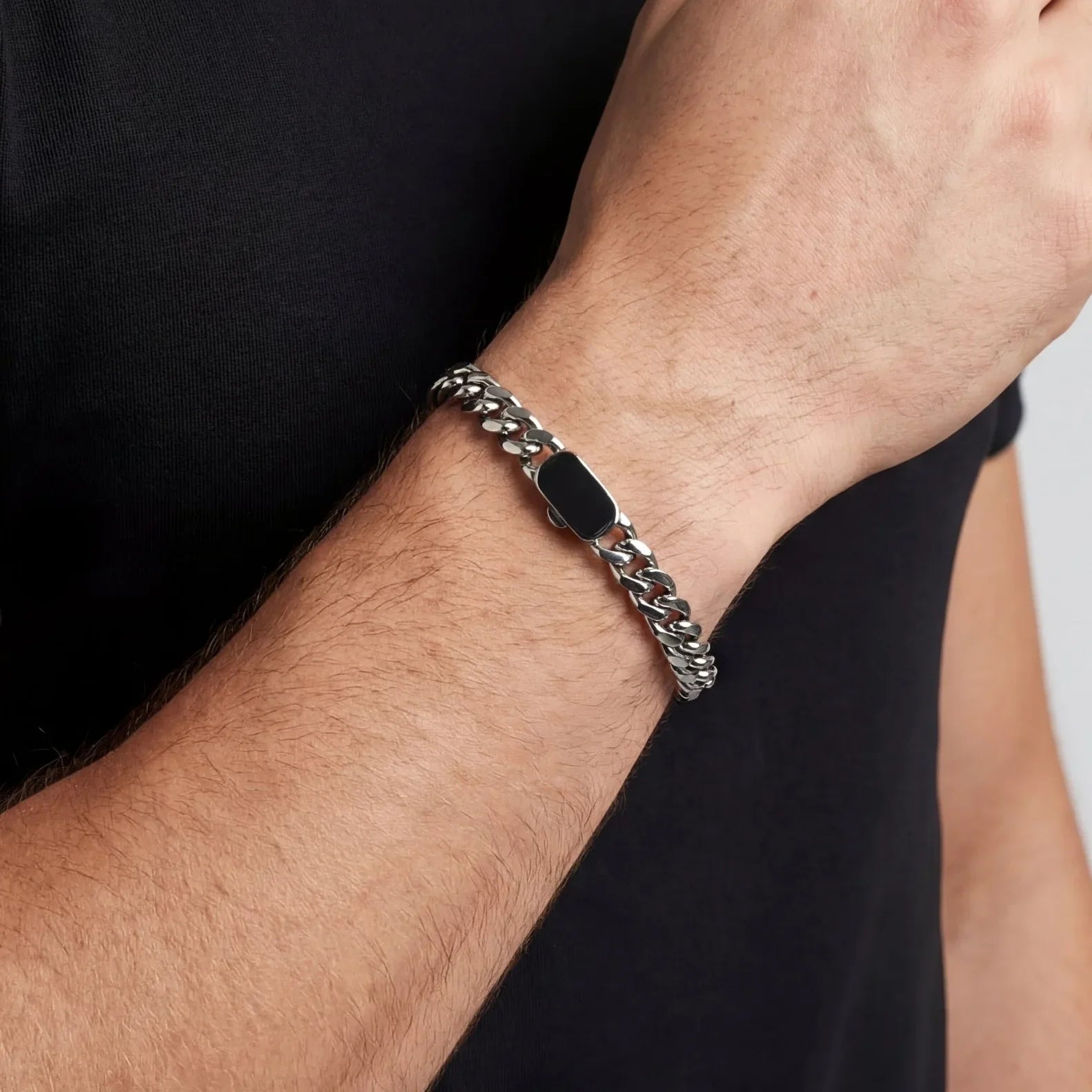 cuban Bracelet 8MM (silver)