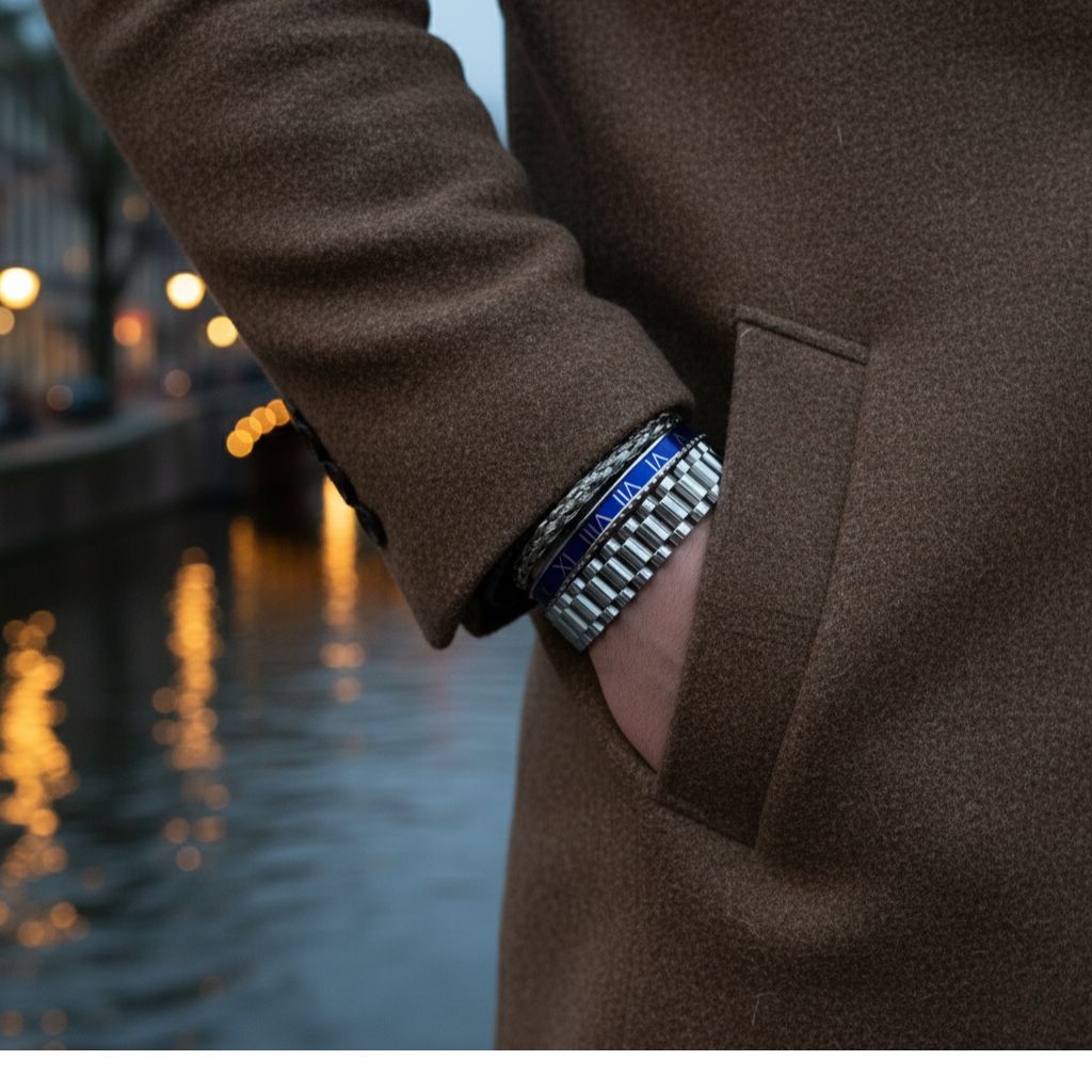 Rolex set blue (silver)