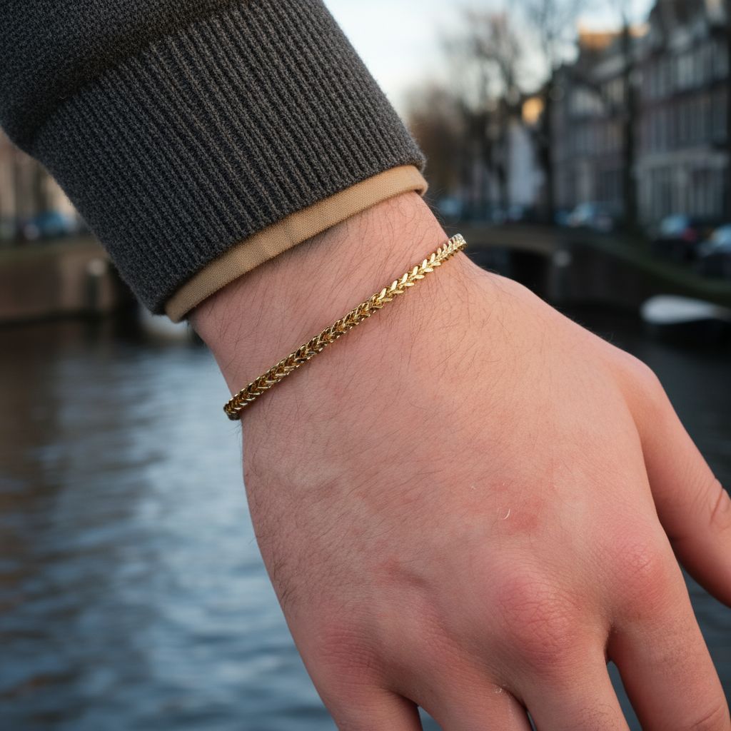 Franco Bracelet 3MM (gold)